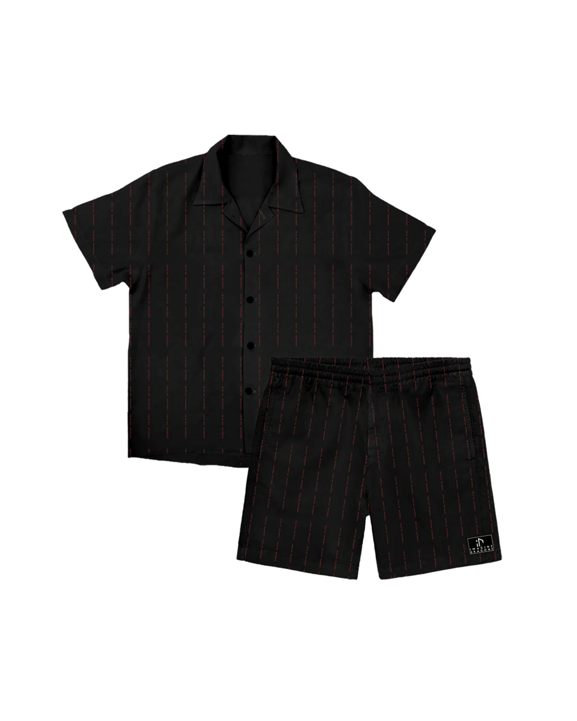 Imagine Dragons Stripe Satin Pajama Set