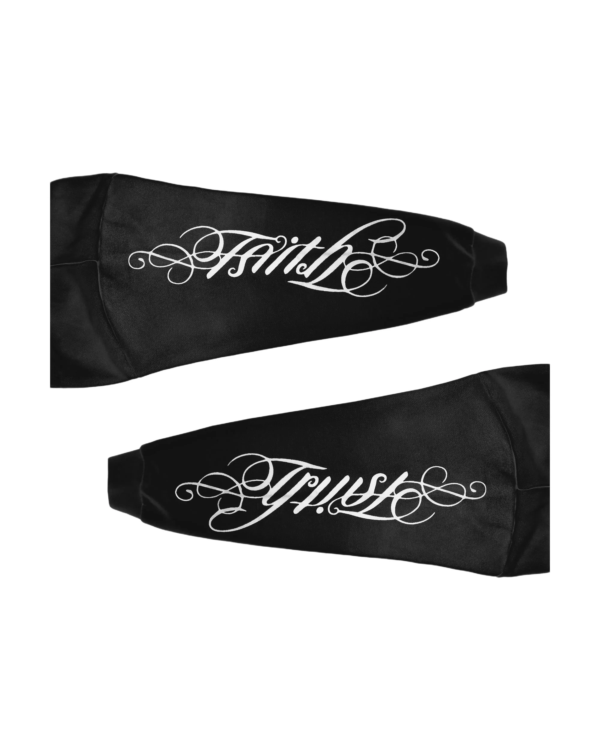'In Gods Hands' Black Zip Up - Image 2