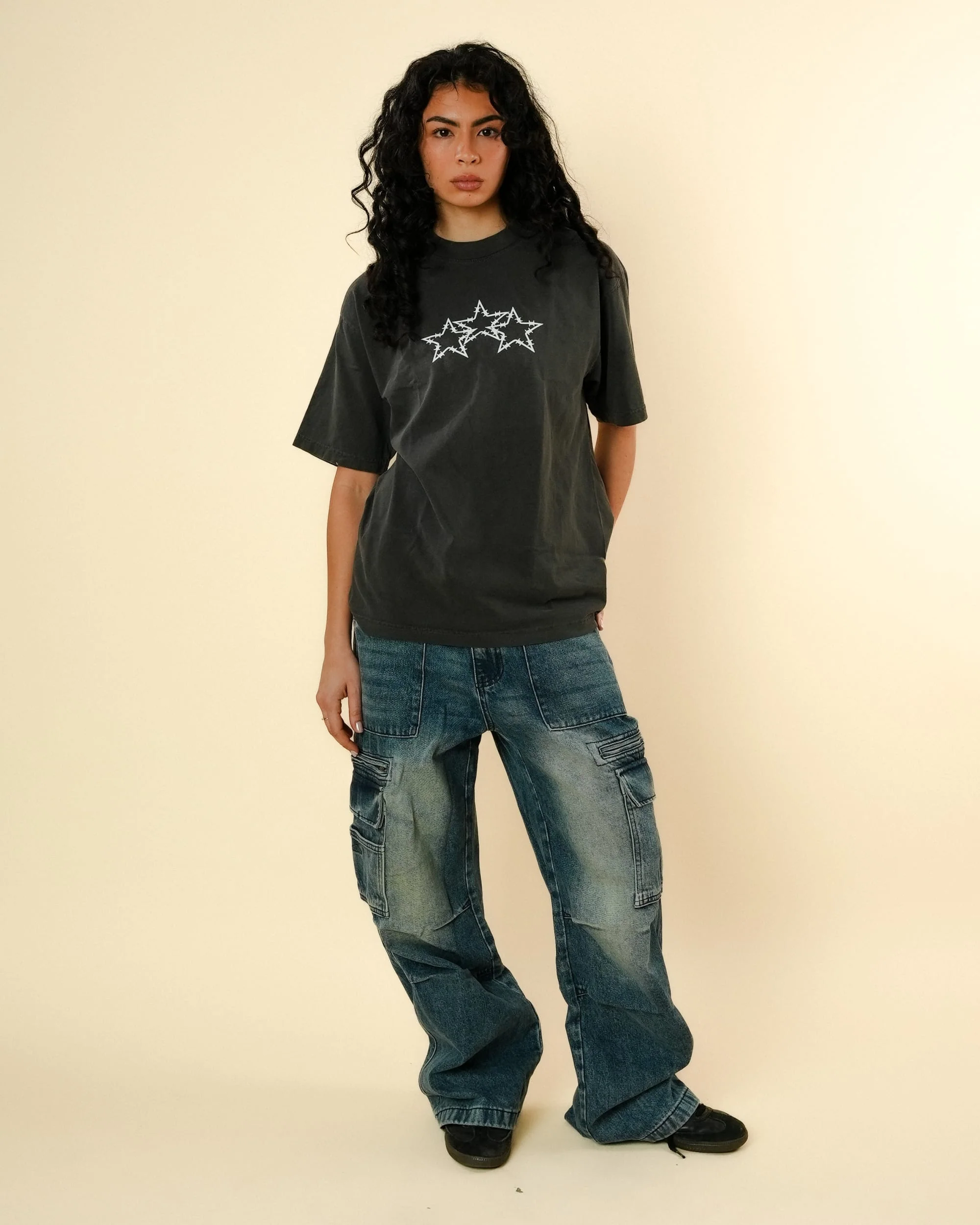 INCORPORATED TEE - WASHED BLACK - Image 3