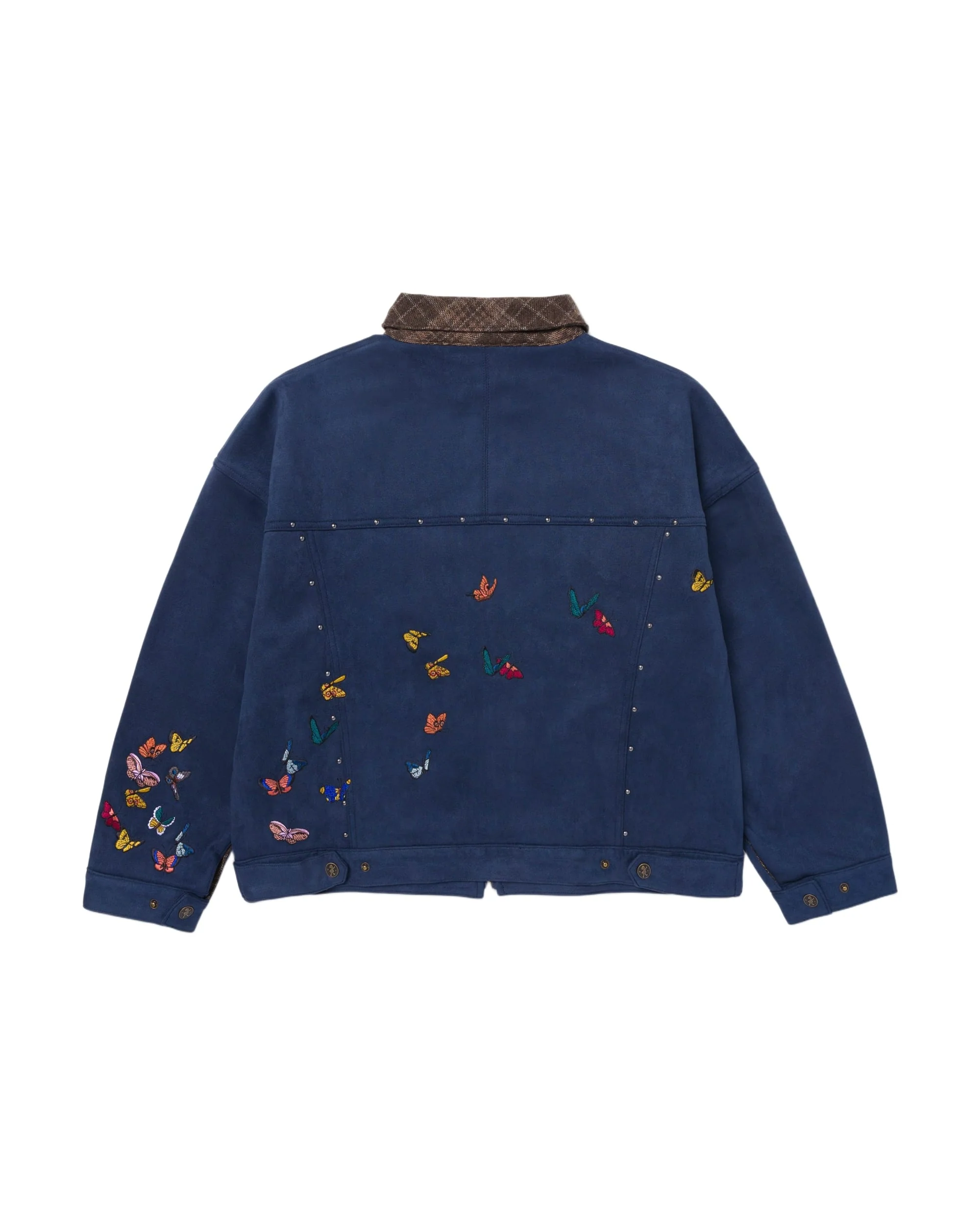INDIGO SUEDE FLIGHT WORK JACKET - Image 2