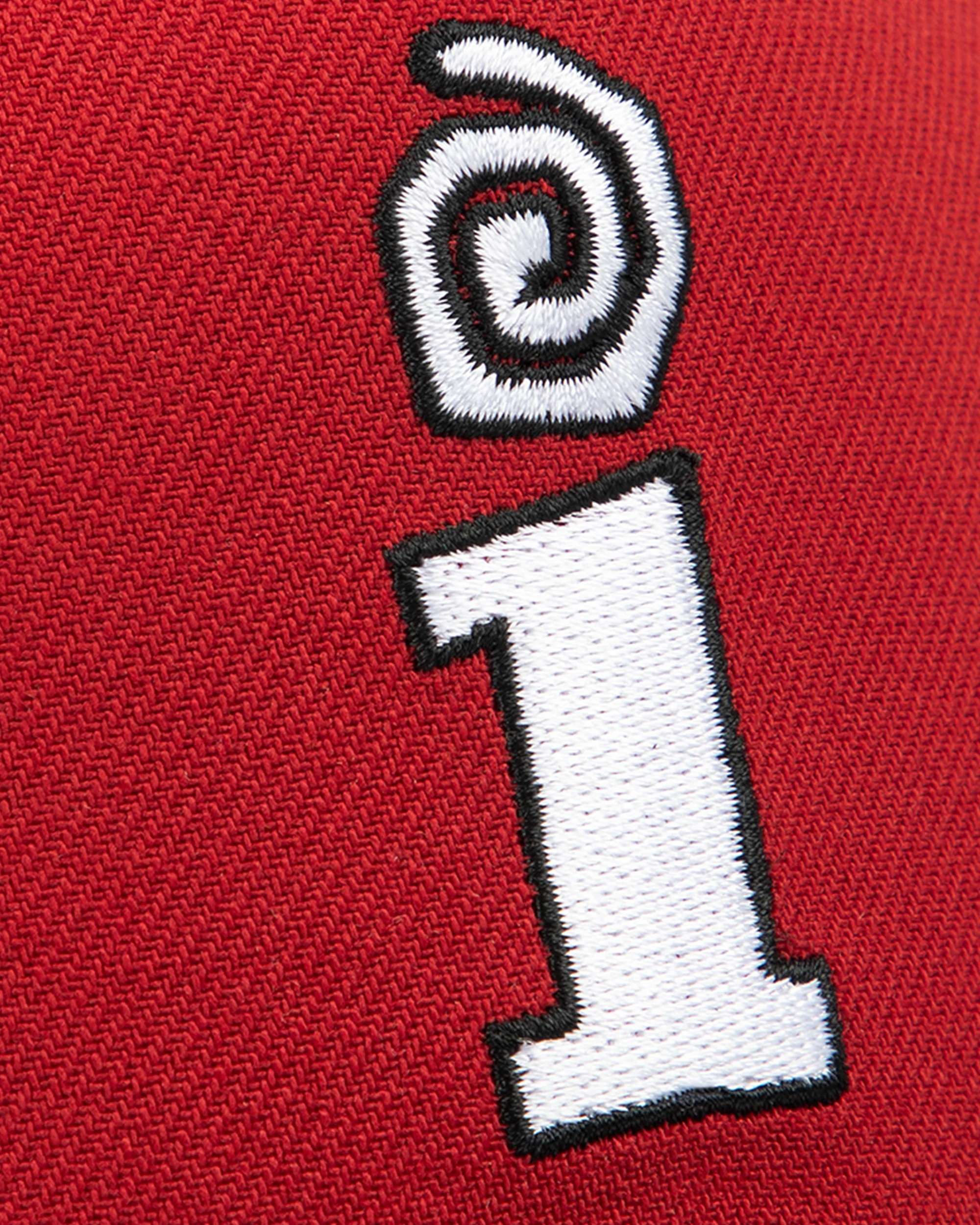 Interscope Red University Snapback Hat - Image 4