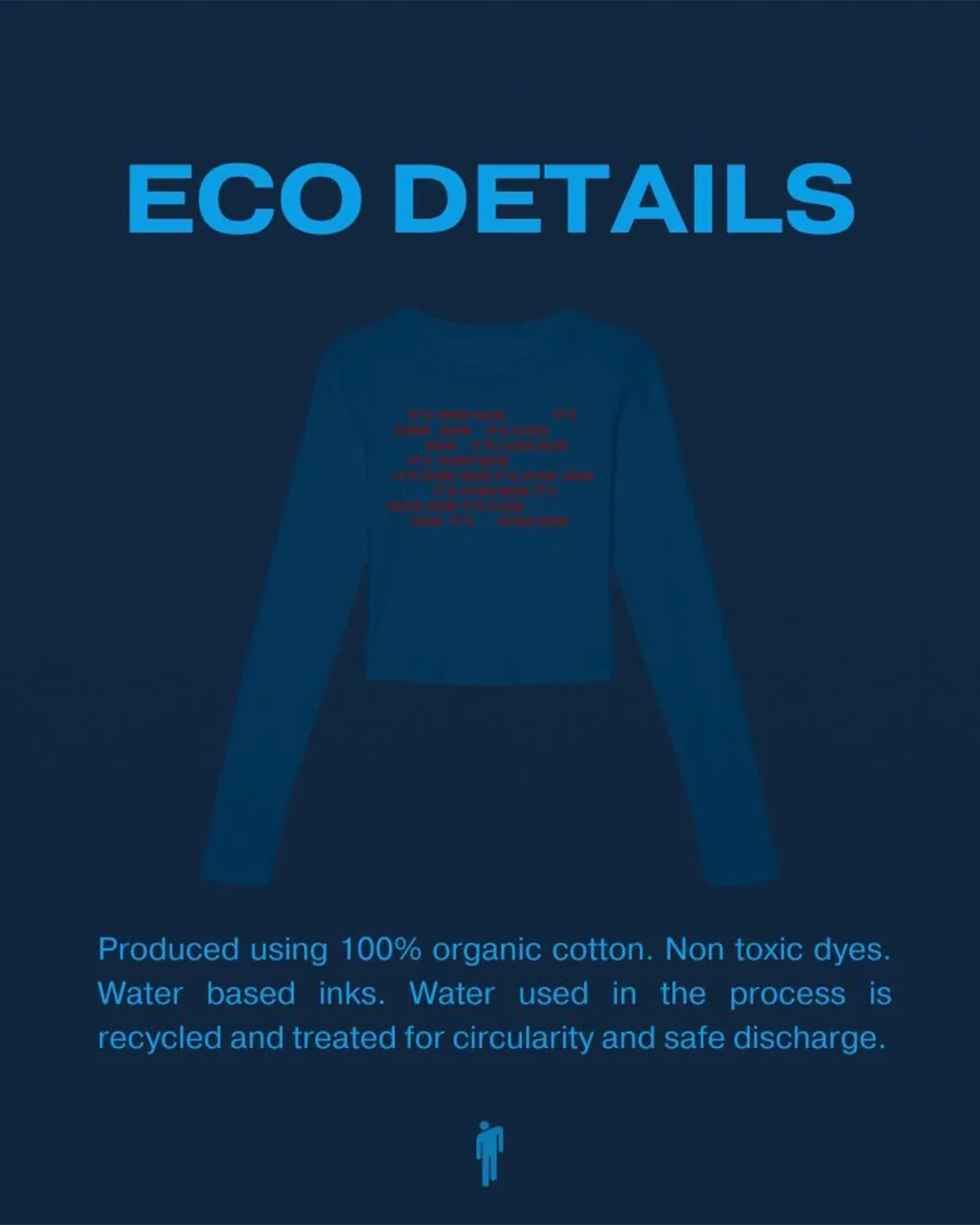 It’s Over Now Baby Crop Longsleeve - Image 3