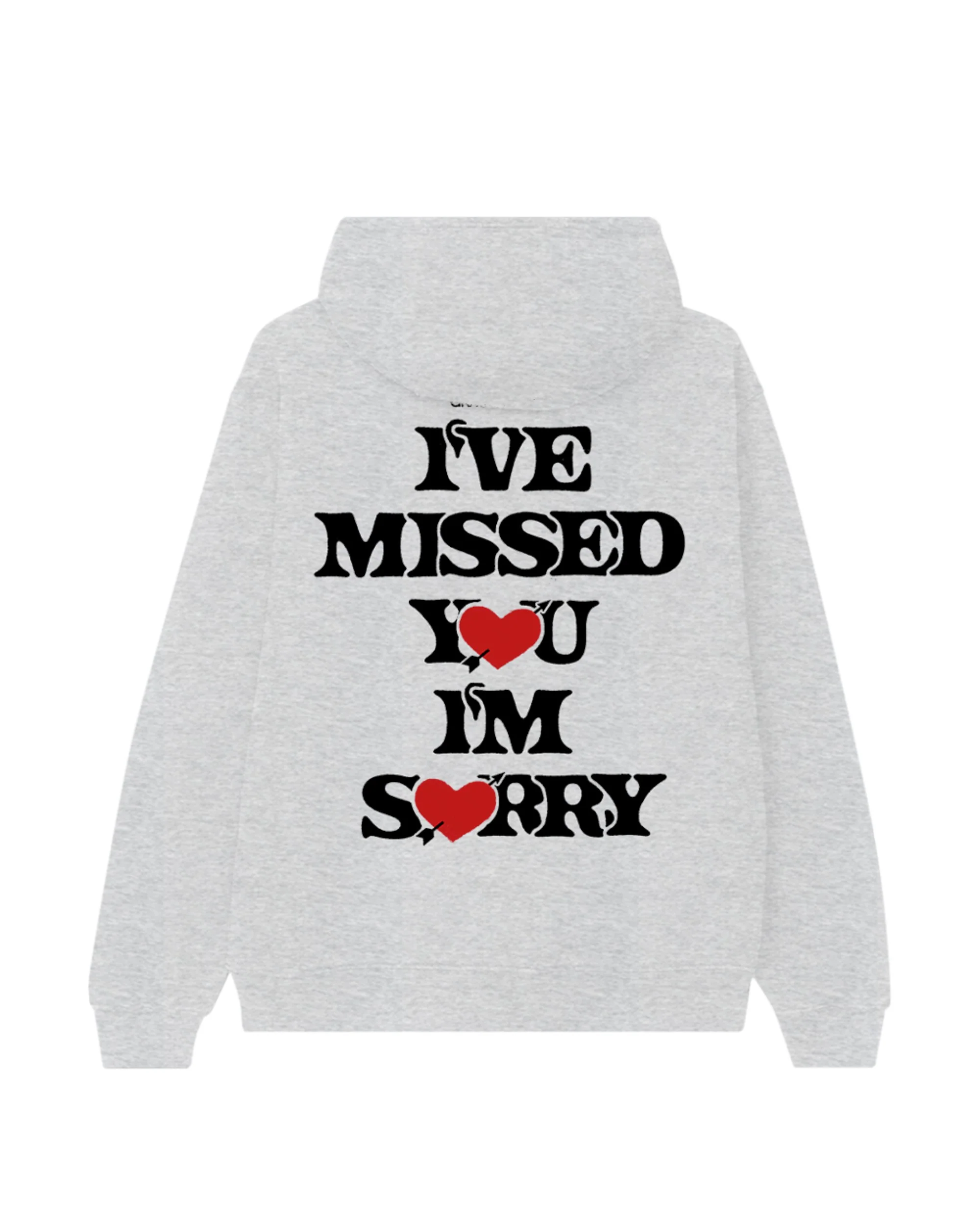 i've missed you, i'm sorry heather gray hoodie - Image 2
