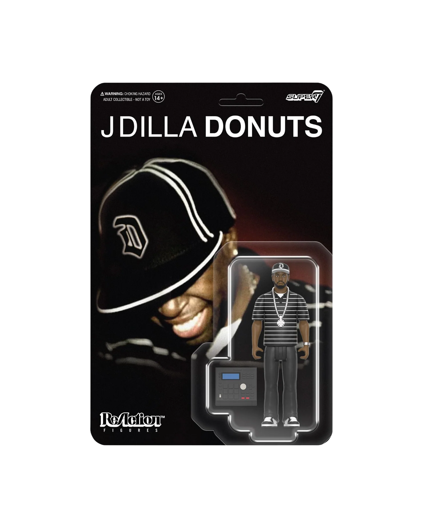 J Dilla ReAction Figures Wave 01 - J Dilla (Donuts - Smile Album Cover) - Image 2