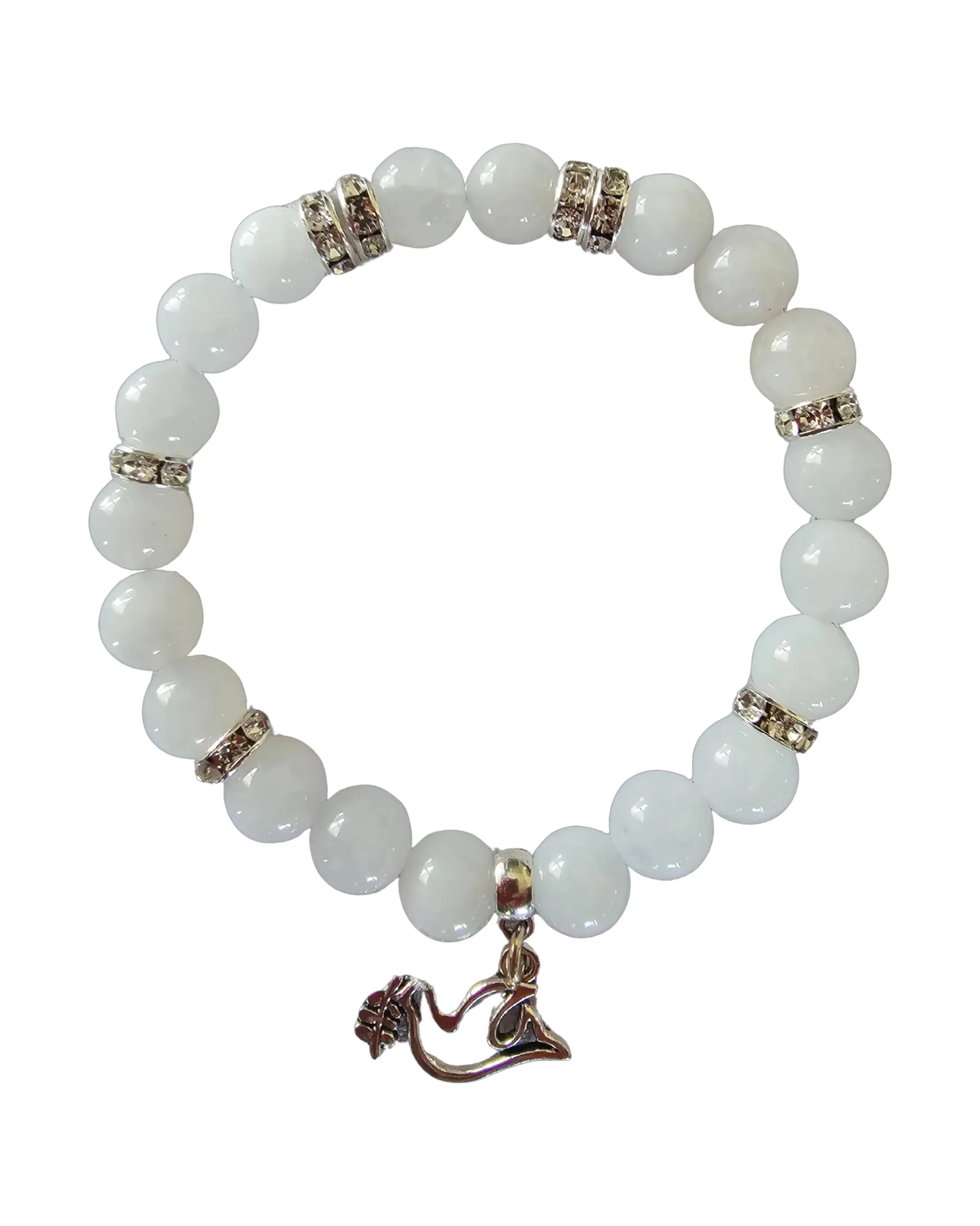 Jade Stone Dove Bracelet