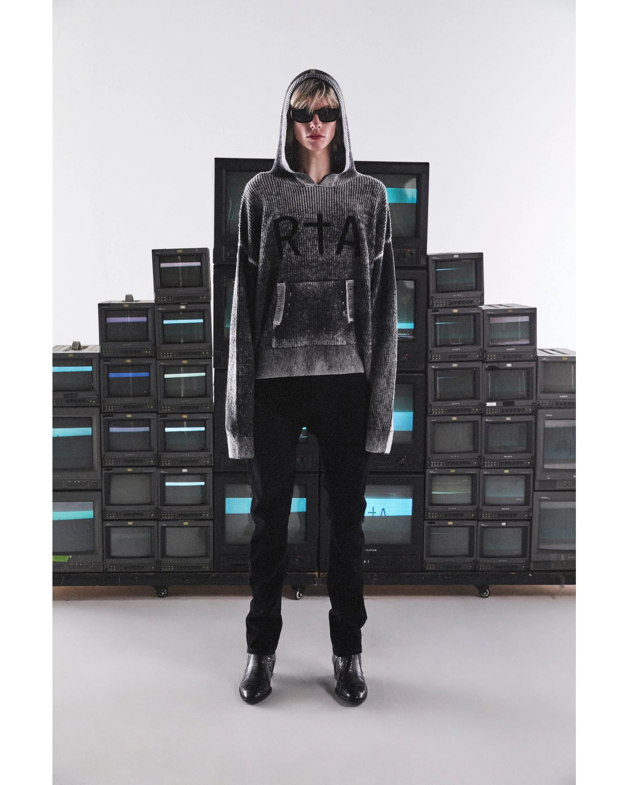 JASPER HOODIE | BLACK GLITCH RTA - Image 3
