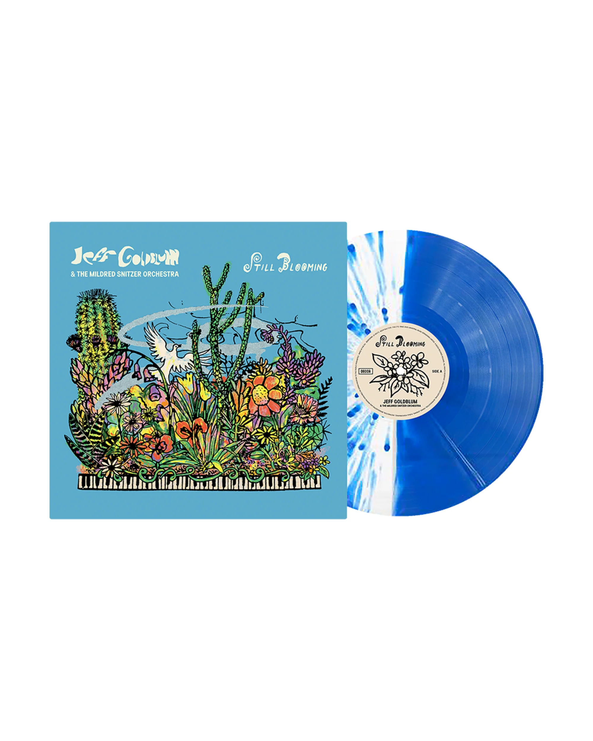 Jeff Goldblum: Still Blooming Lightspeed Blue Signed LP