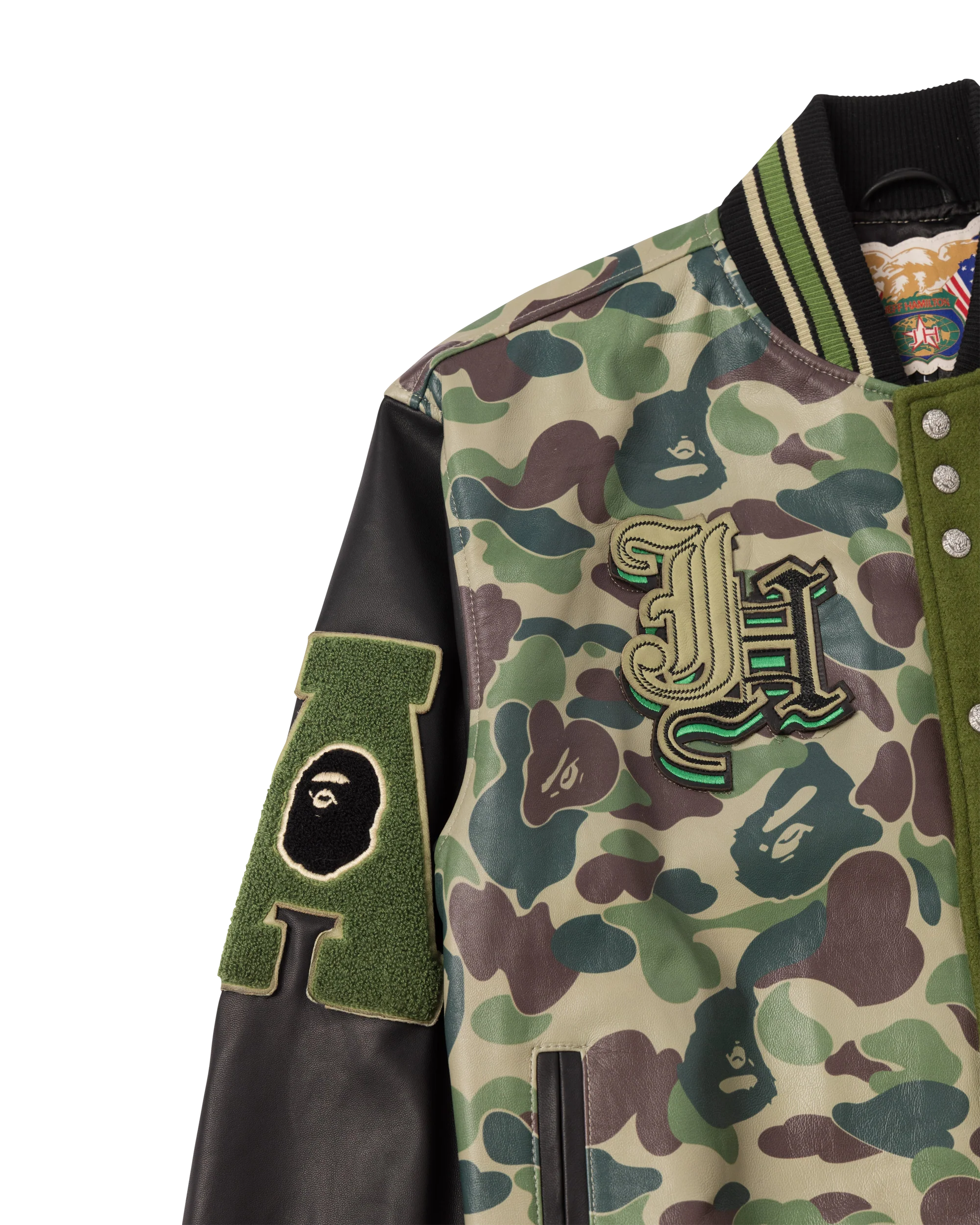 Jeff Hamilton x BAPE Full Leather Jacket - Image 4