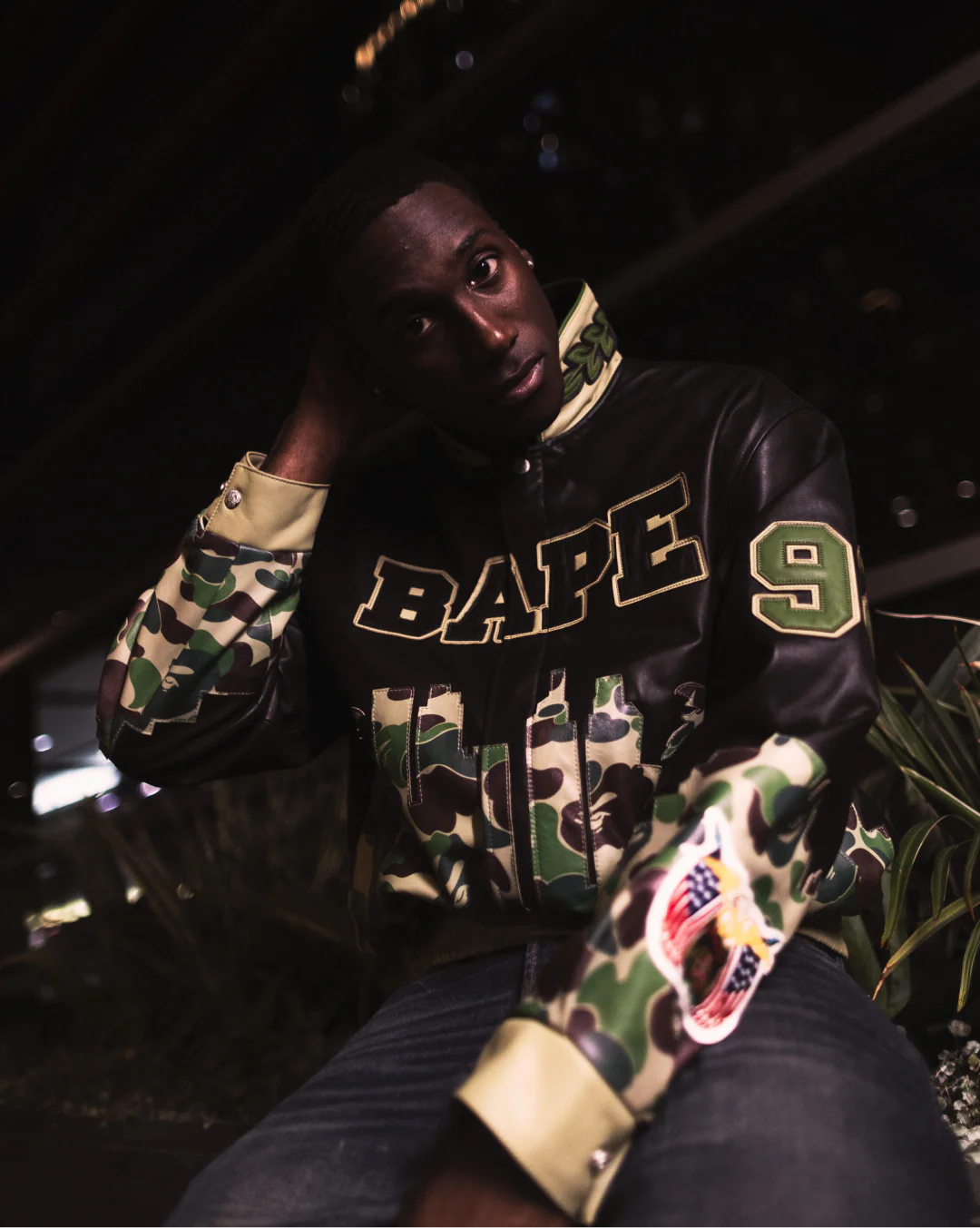 Jeff Hamilton x BAPE Full Leather Jacket - Image 8