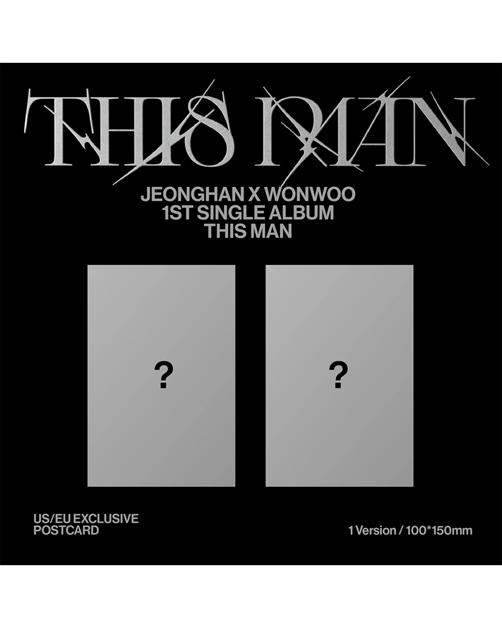 JEONGHAN X WONWOO 1ST SINGLE ALBUM 'THIS MAN'