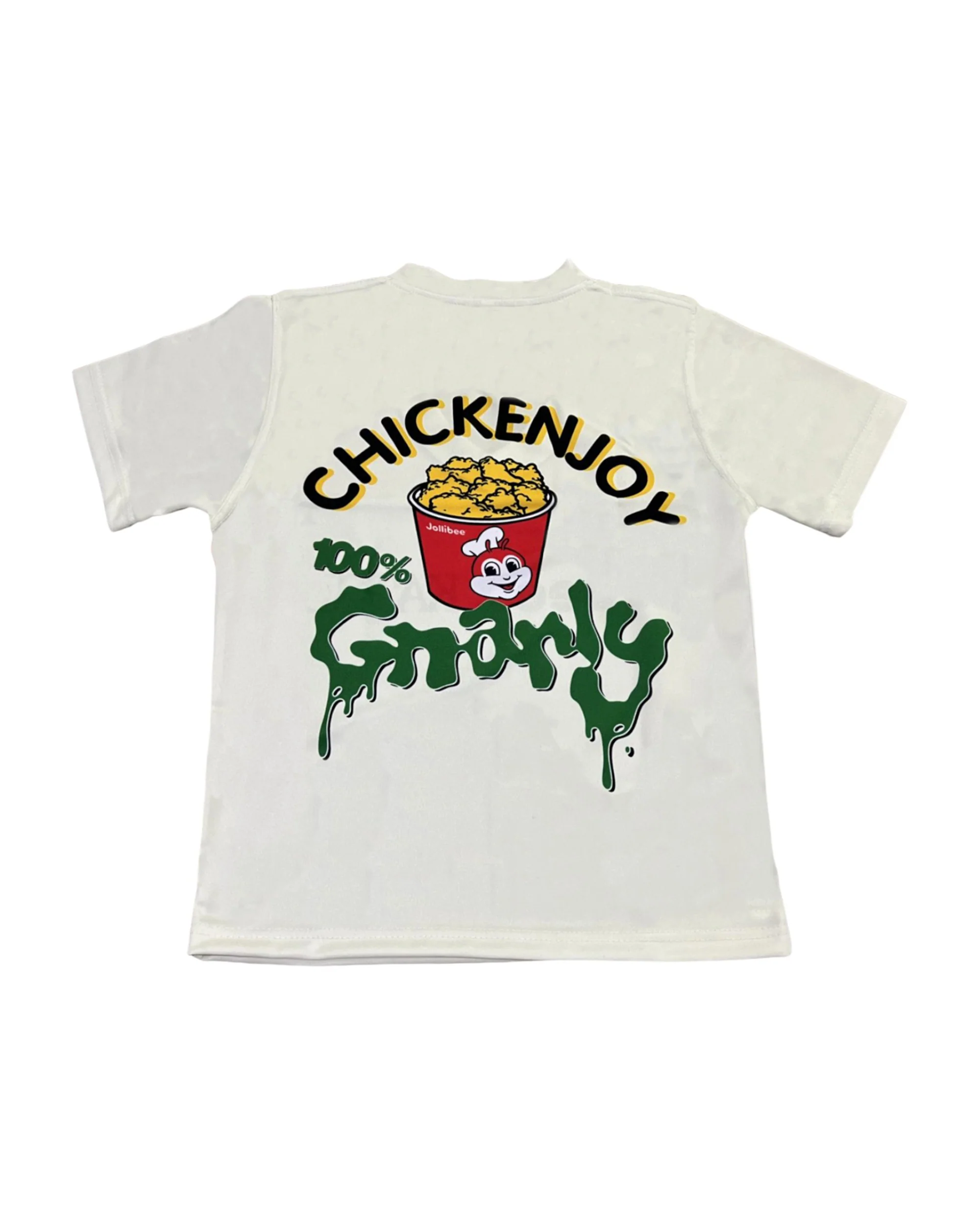 Jollibee x KATSEYE Chickenjoy 100% Gnarly Jersey Cream Shirt - Image 2