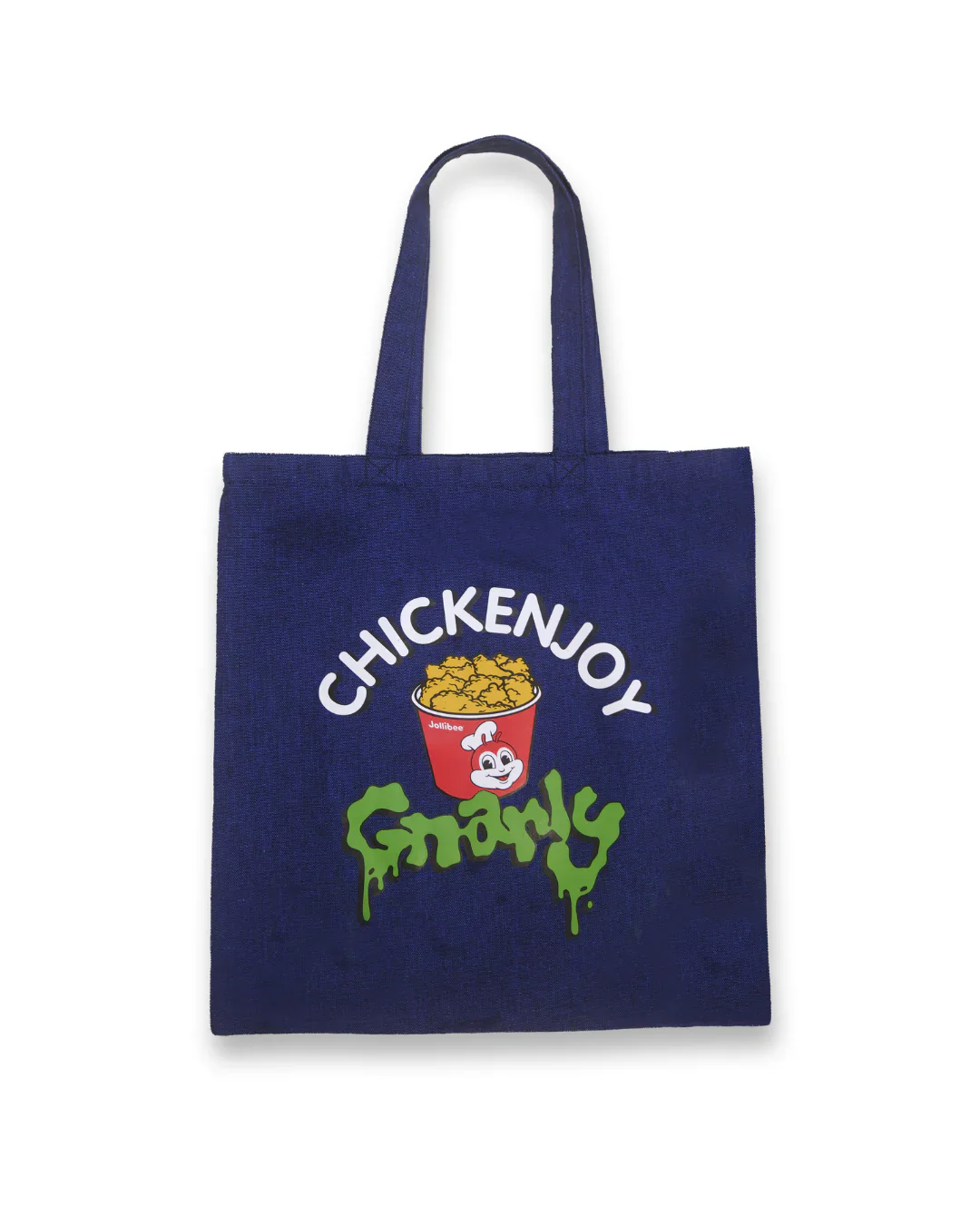 Jollibee x KATSEYE Double Drop Denim Tote - Image 2