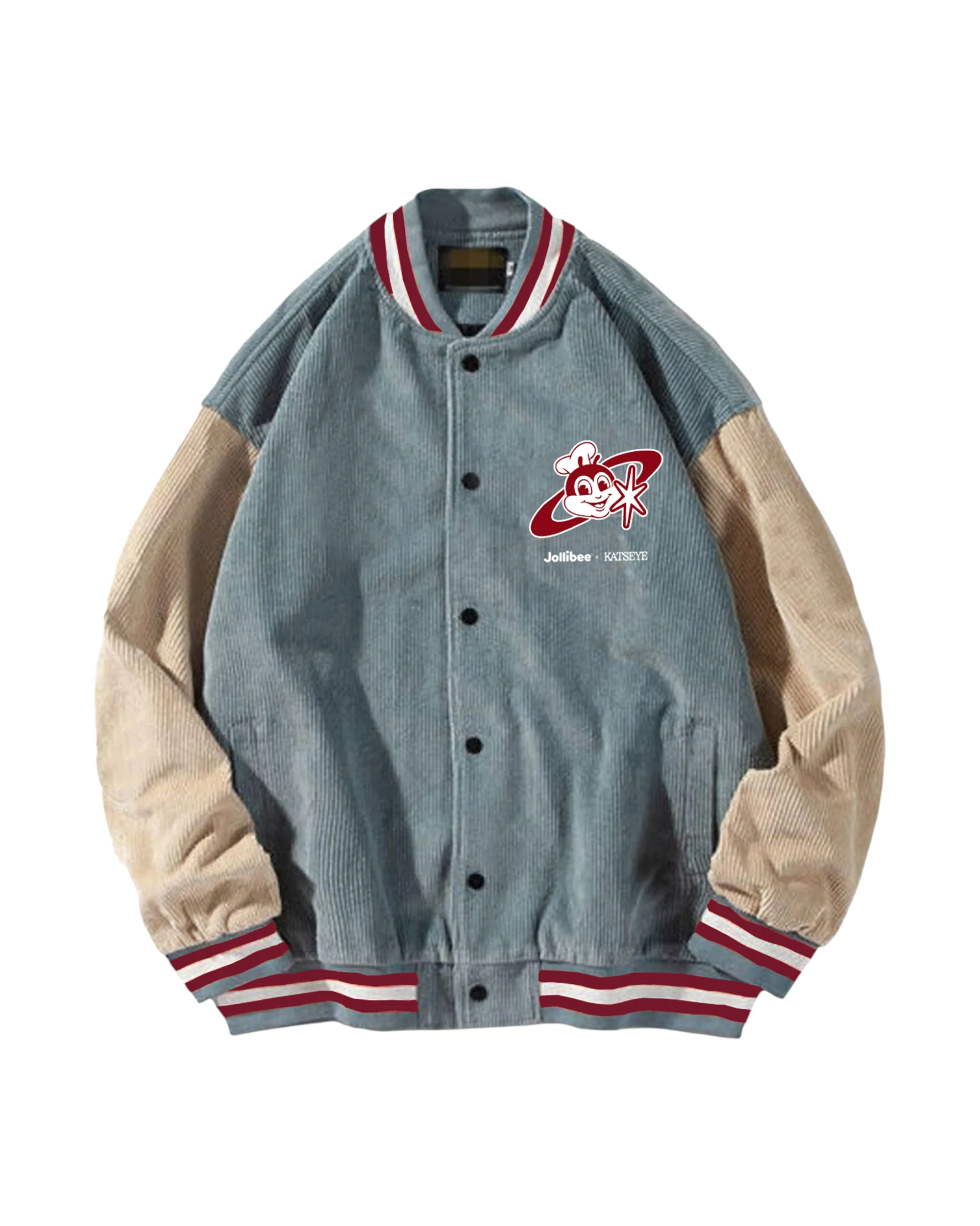 Jollibee x KATSEYE Shared Dream Corduroy Bomber Jacket