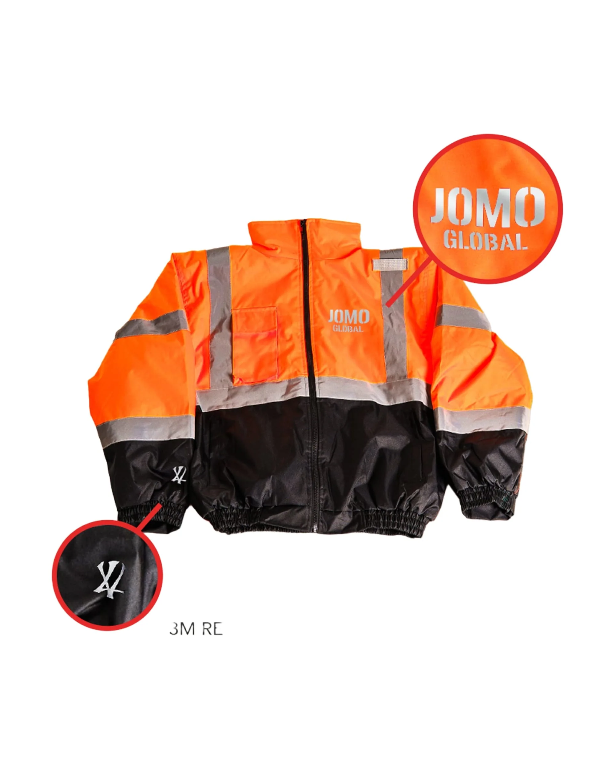 JOMO GLOBAL HIGH VISIBILITY JACKET + LIMITED GAS TRADING CARD SET / ORANGE / SECURITY - Image 10