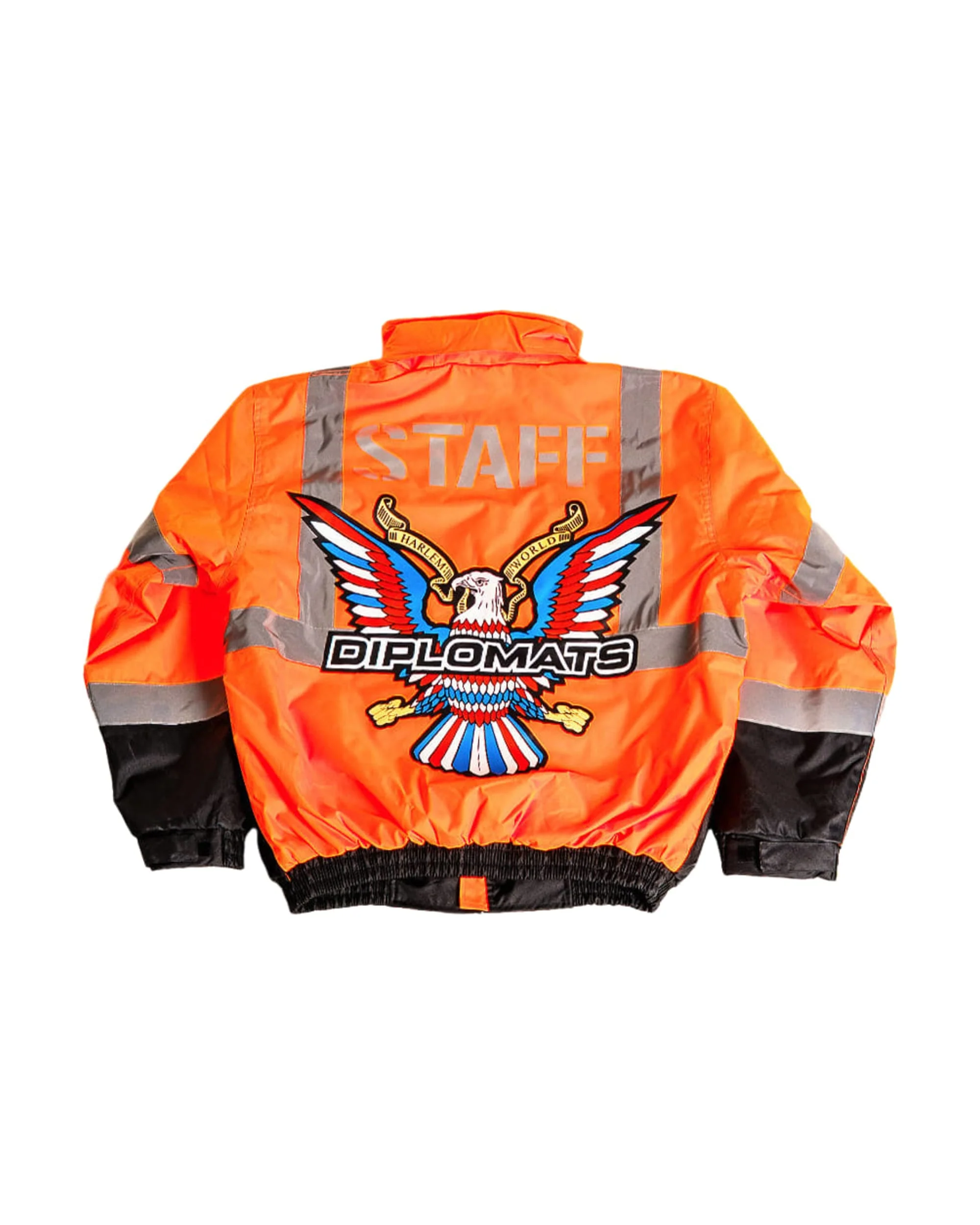 JOMO GLOBAL HIGH VISIBILITY JACKET + LIMITED GAS TRADING CARD SET / ORANGE / STAFF - Image 11