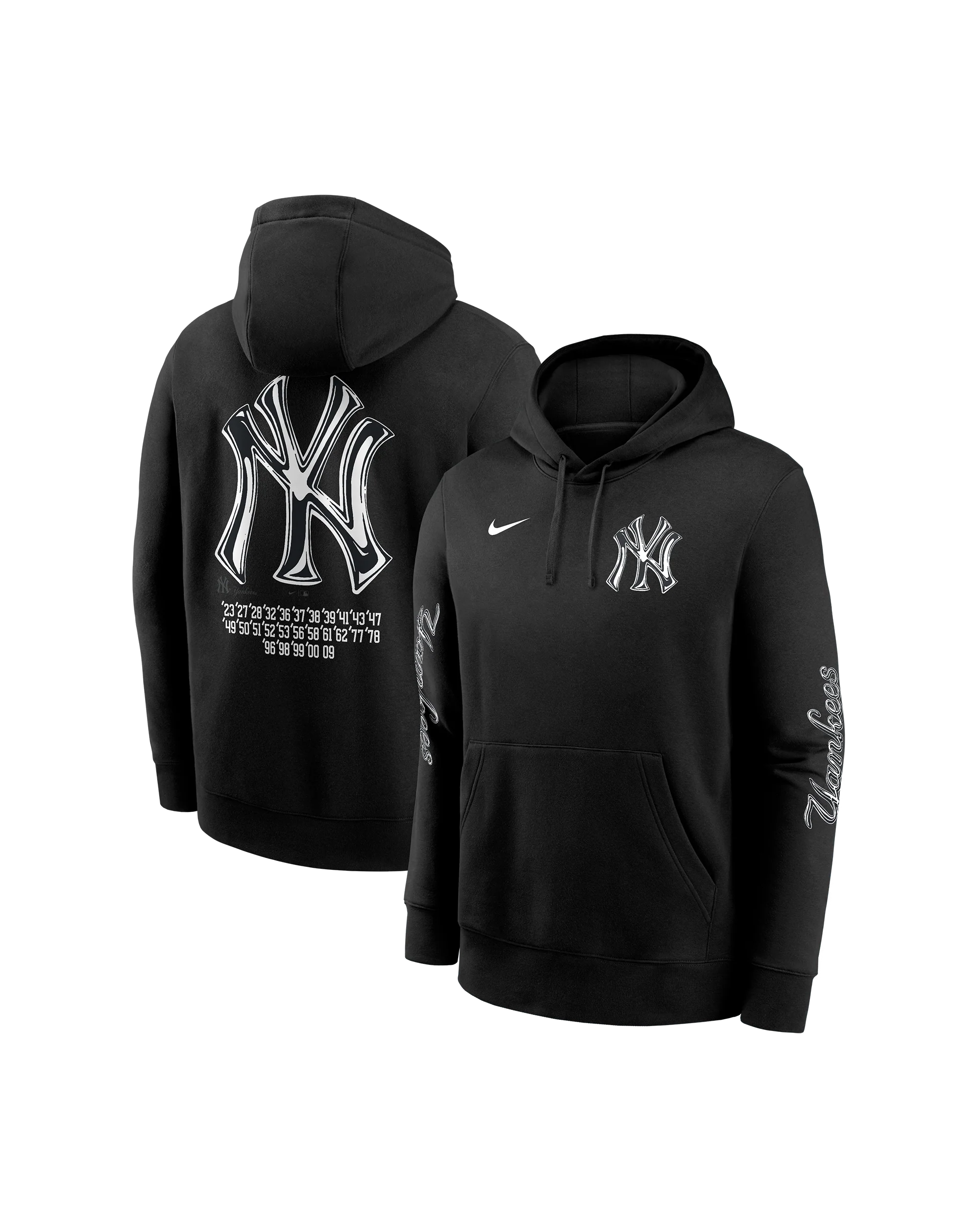 Joshua Vides x NIKE x Yankees Hoodie - Black - Image 3