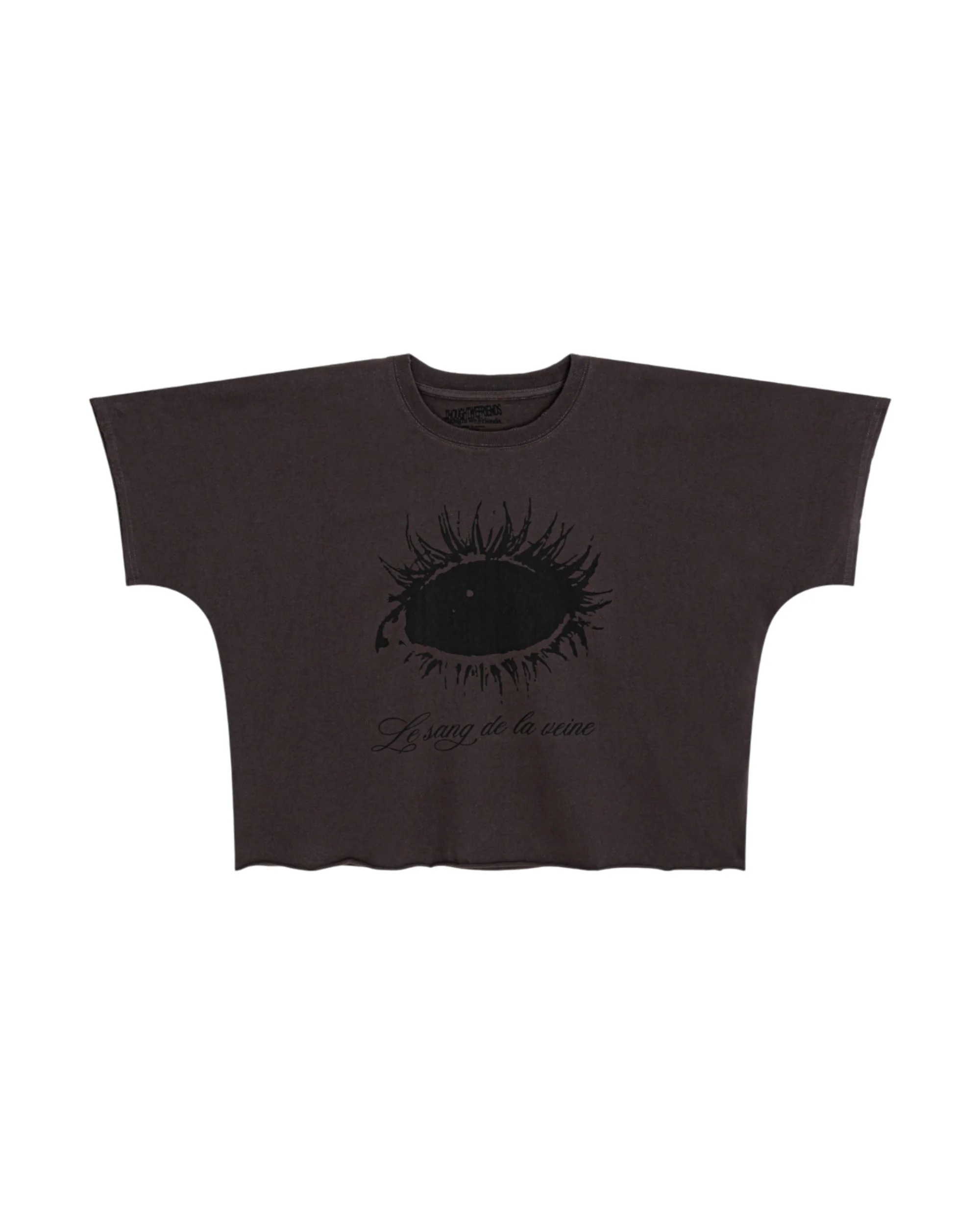 Julien Eye Loose T-shirt in Dark Grey