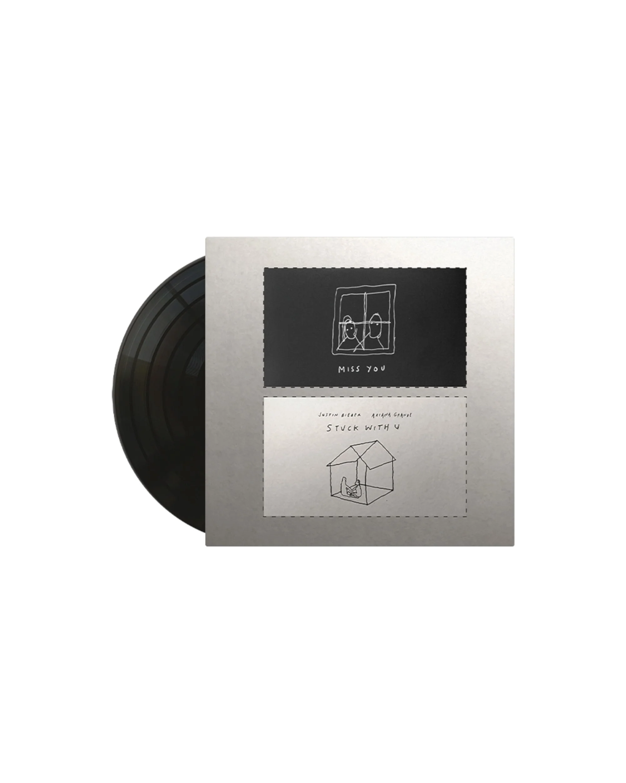 Justin Bieber: Stuck with U Original Cover 7" Vinyl - Image 2