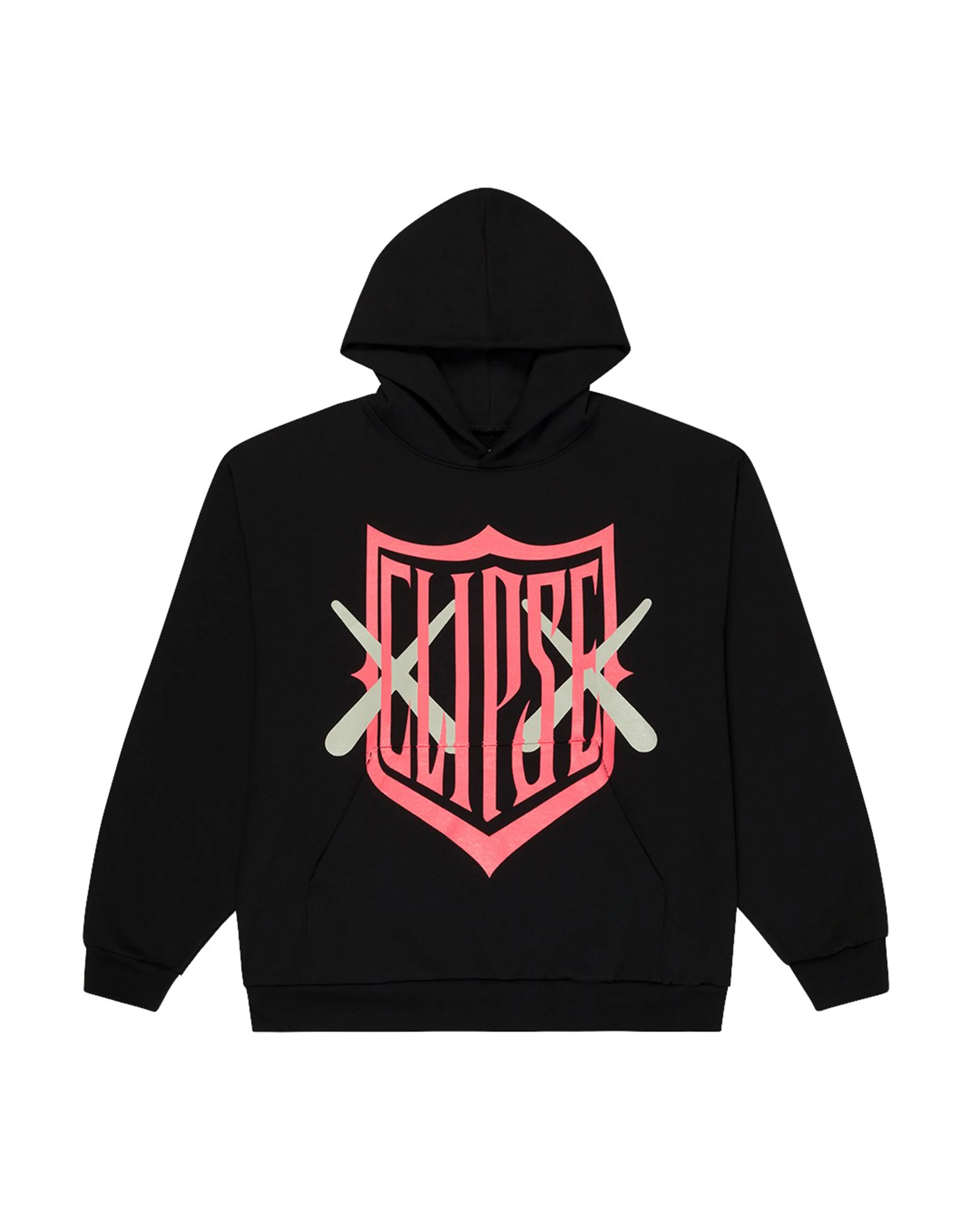 KAWS X CLIPSE LET GOD SORT EM OUT SHIELD HOODIE