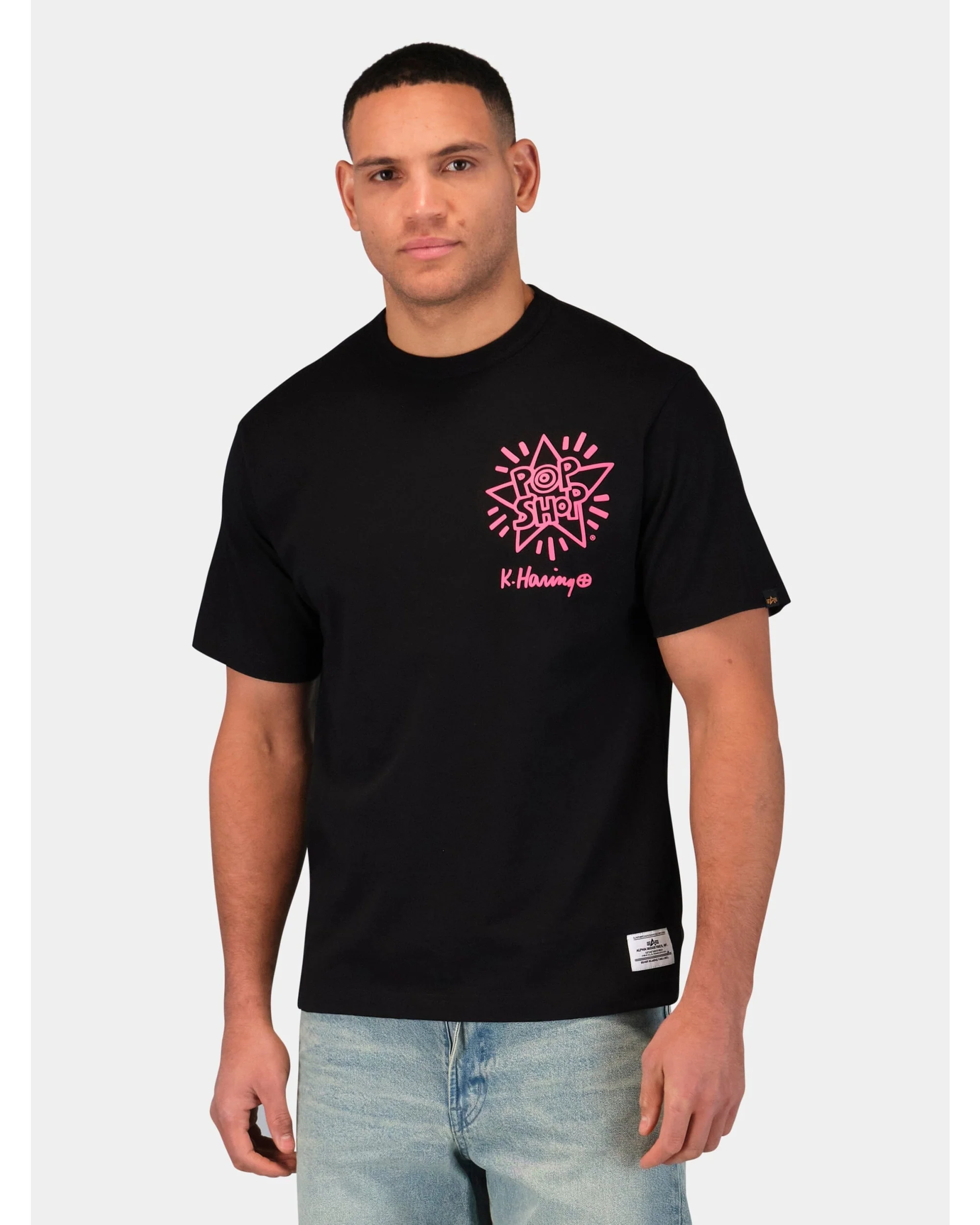KEITH HARING X ALPHA GRAPHIC TEE DRAGON - Image 3
