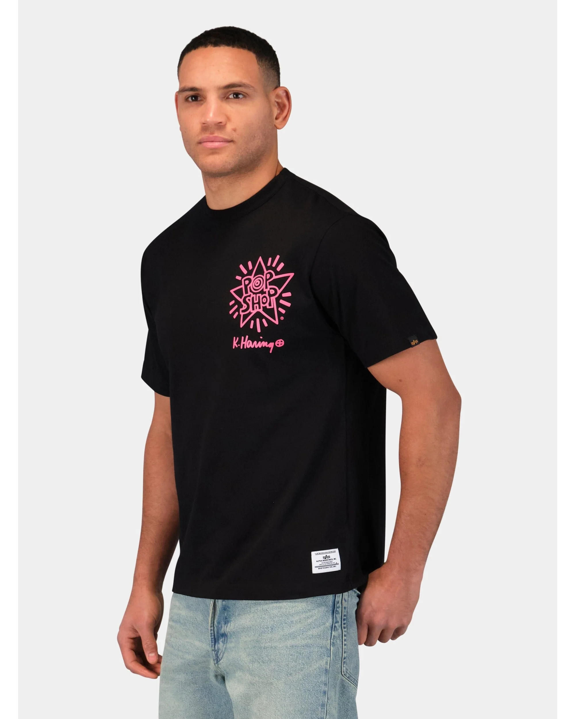 KEITH HARING X ALPHA GRAPHIC TEE DRAGON - Image 4