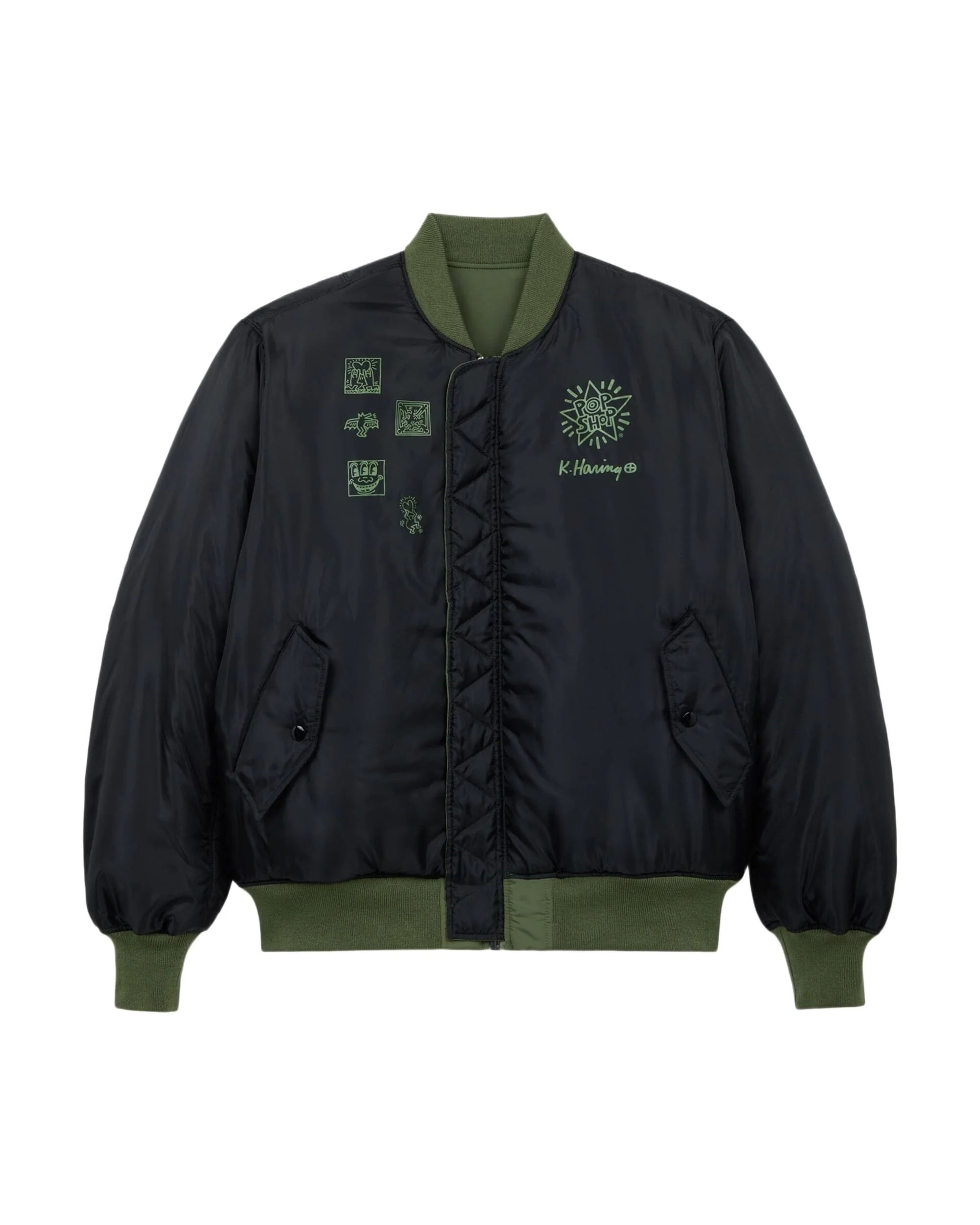 KEITH HARING X ALPHA MA-1 ALL REVERSIBLE - Image 3