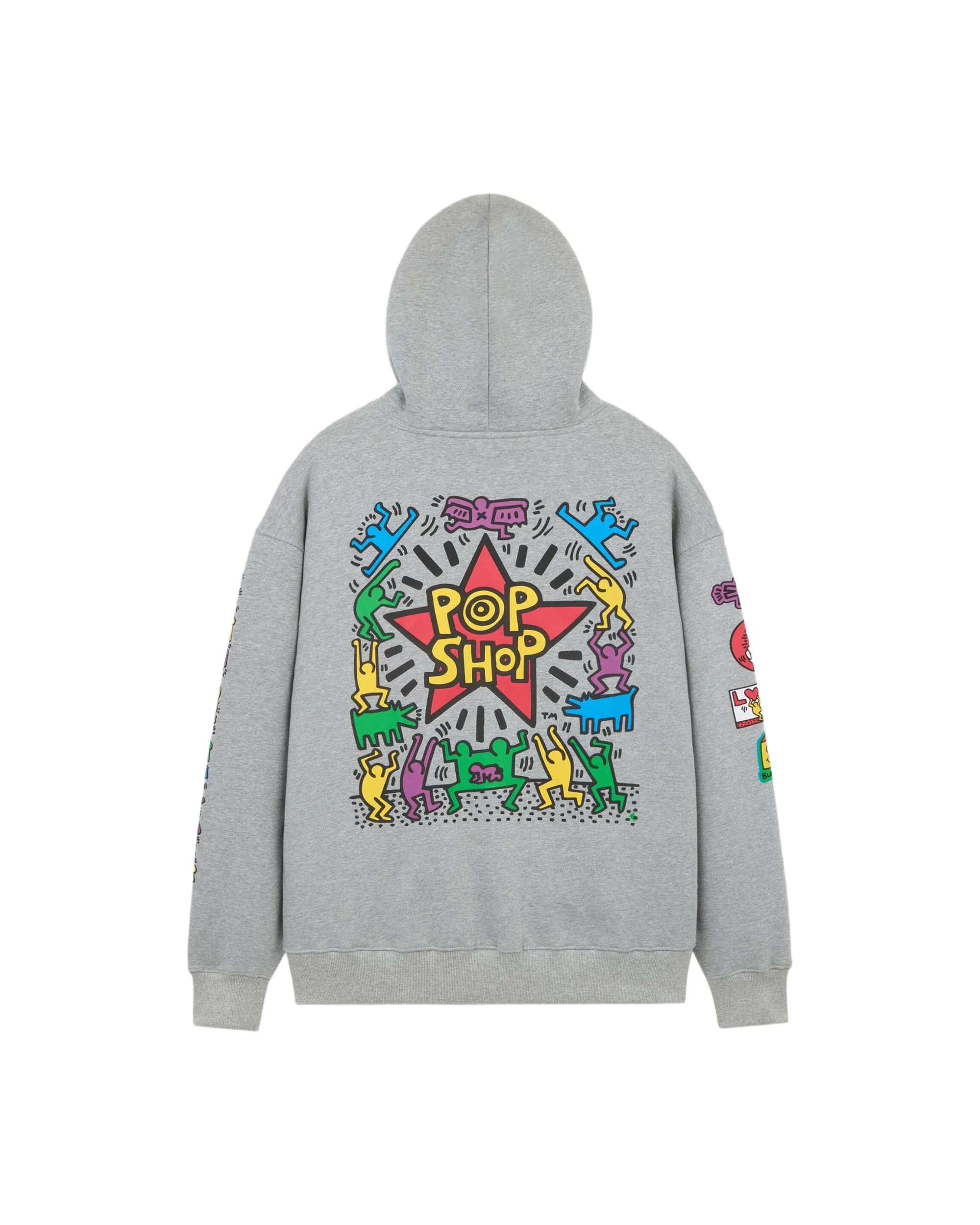 KEITH HARING X ALPHA POP SHOP GRAPHIC HOODIE - Image 2