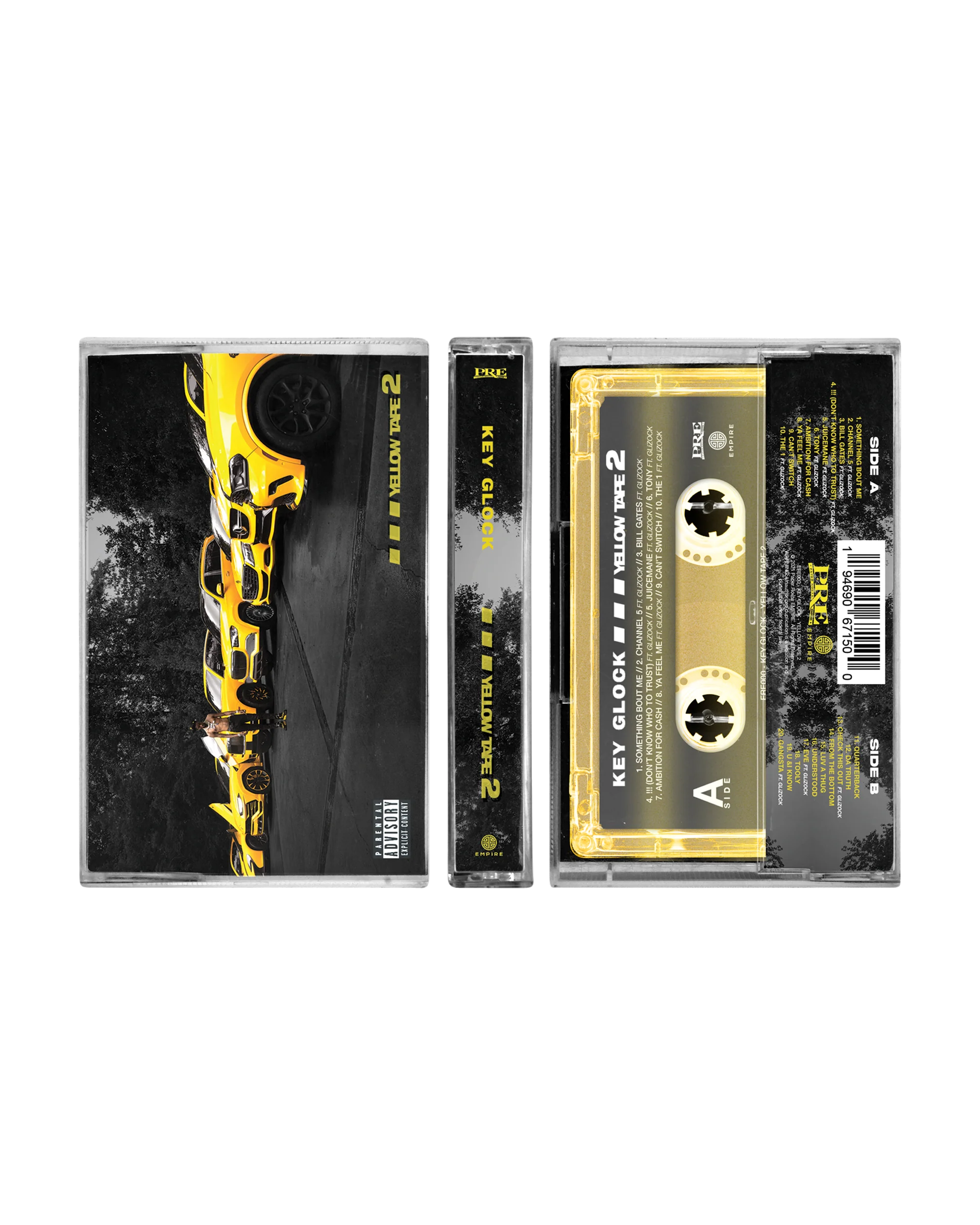Key Glock - Yellow Tape 2 Cassette