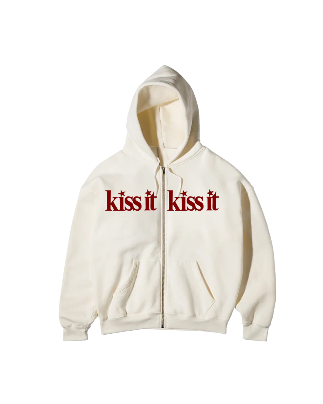 KISS IT ZIP HOODIE