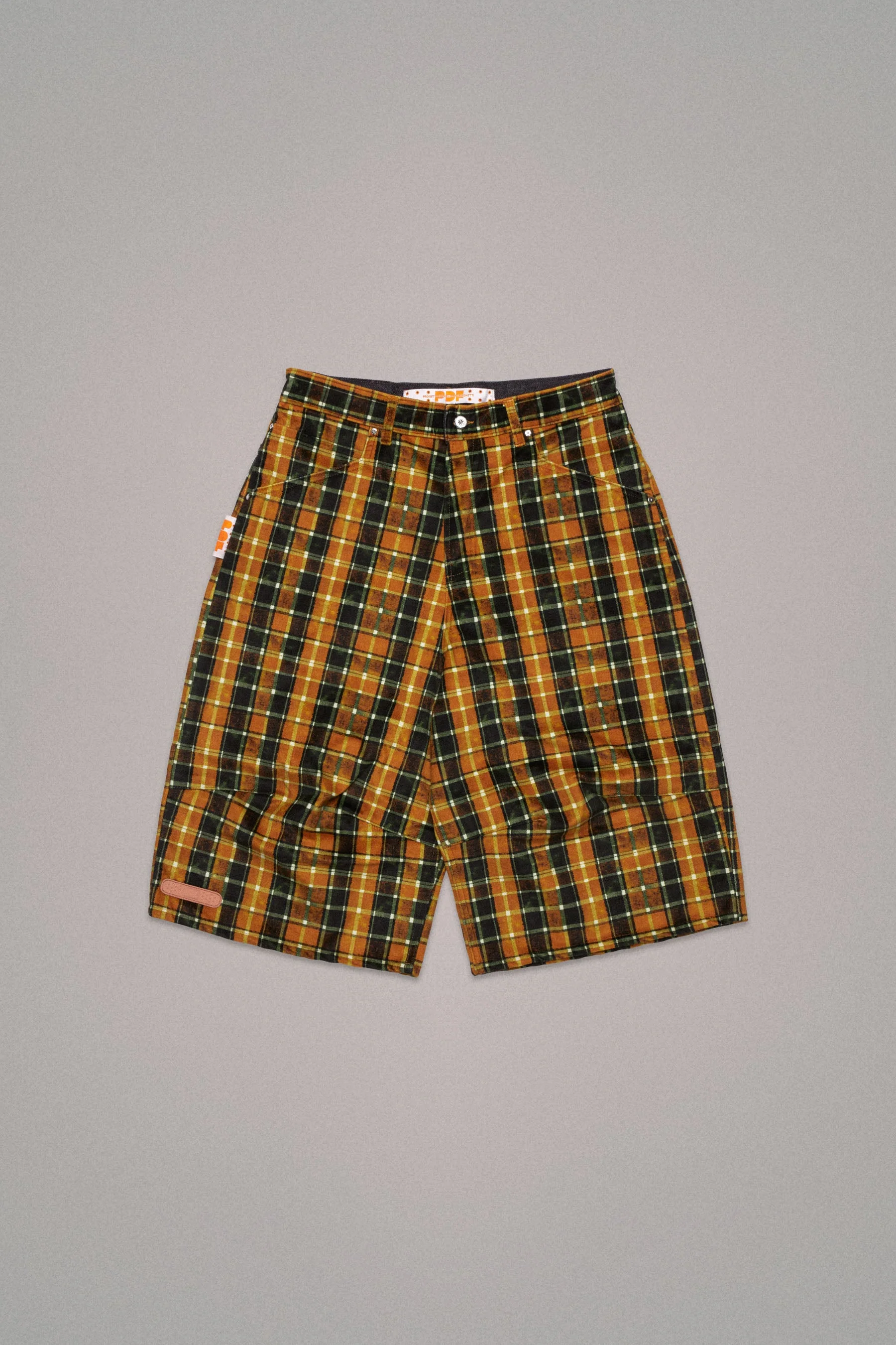 Knee Short - Yellow Check - Image 7
