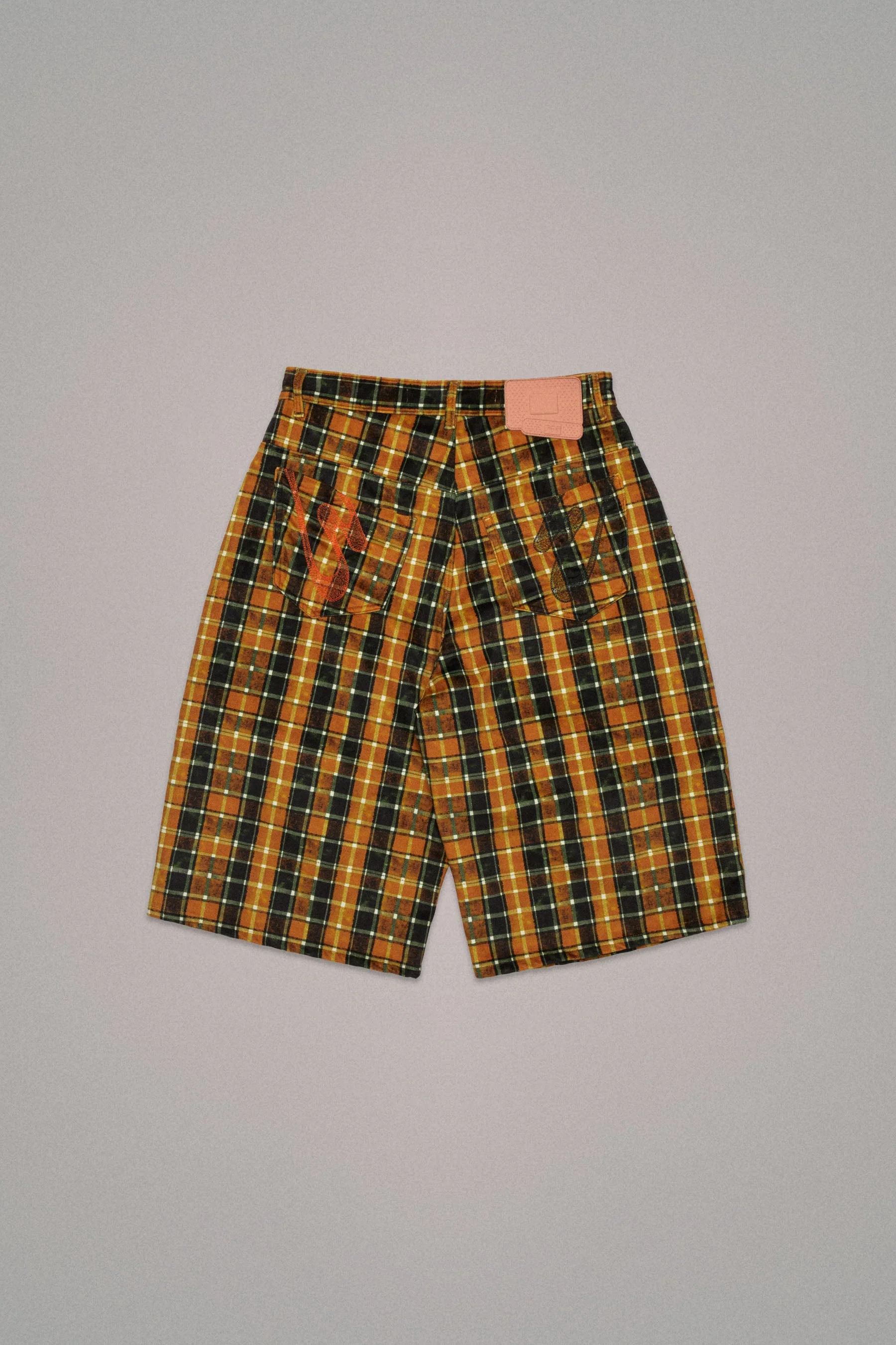 Knee Short - Yellow Check - Image 8