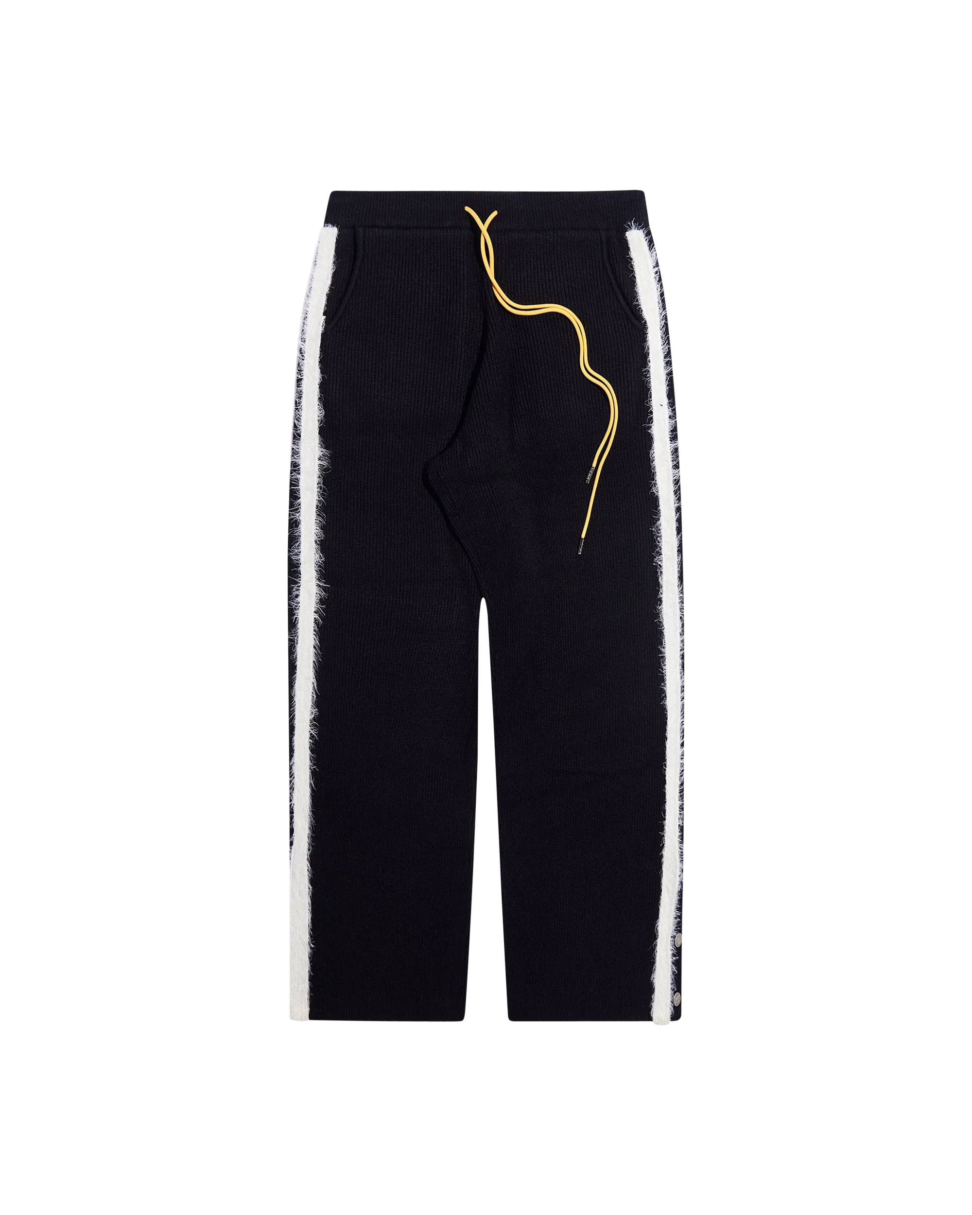 Knit Mohair Trackpant - Black/White