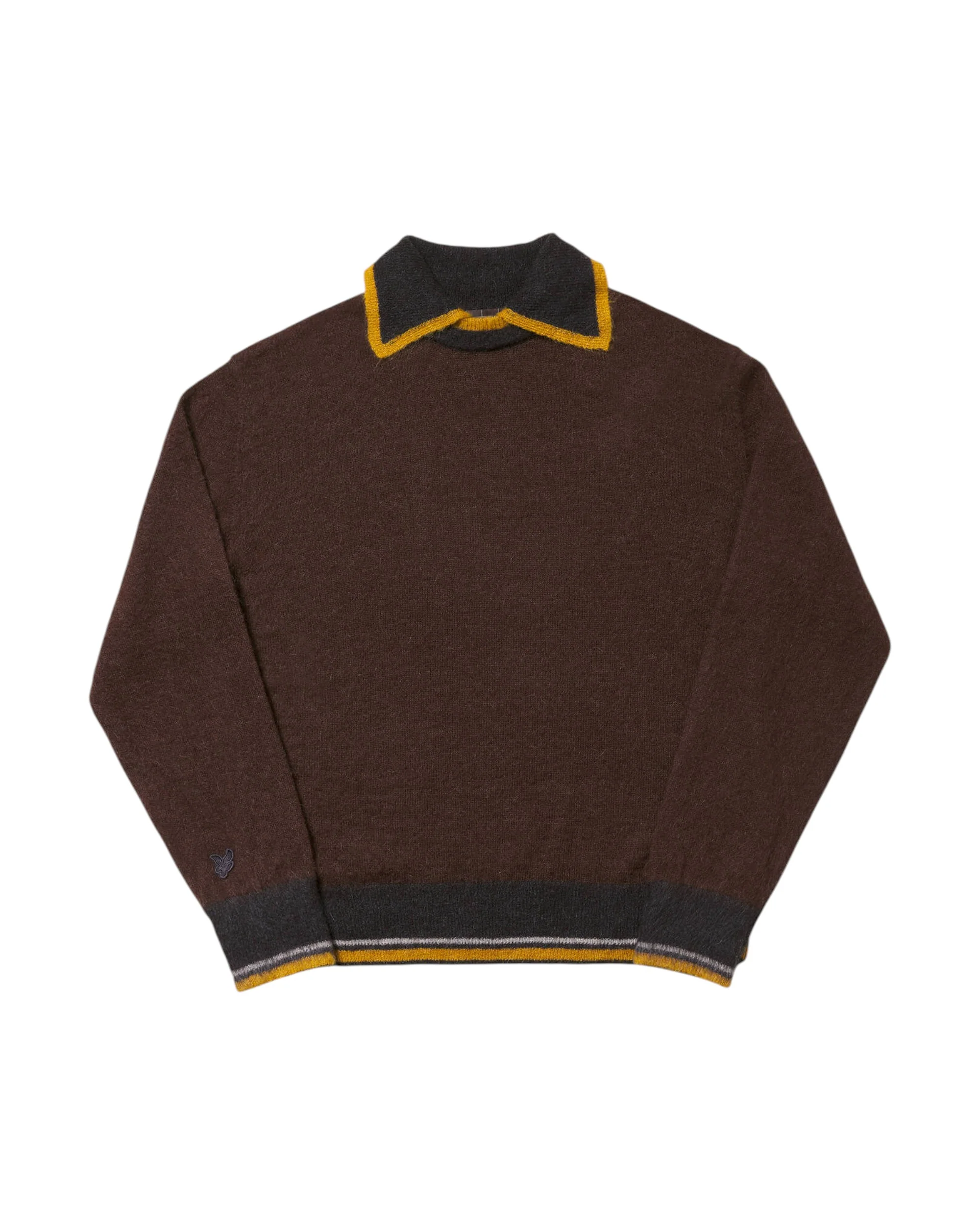 KNITTED COLLAR JUMPER- ANNIVERSARY GOLD