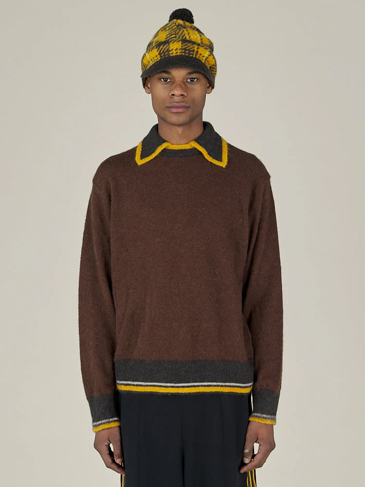 KNITTED COLLAR JUMPER- ANNIVERSARY GOLD - Image 11
