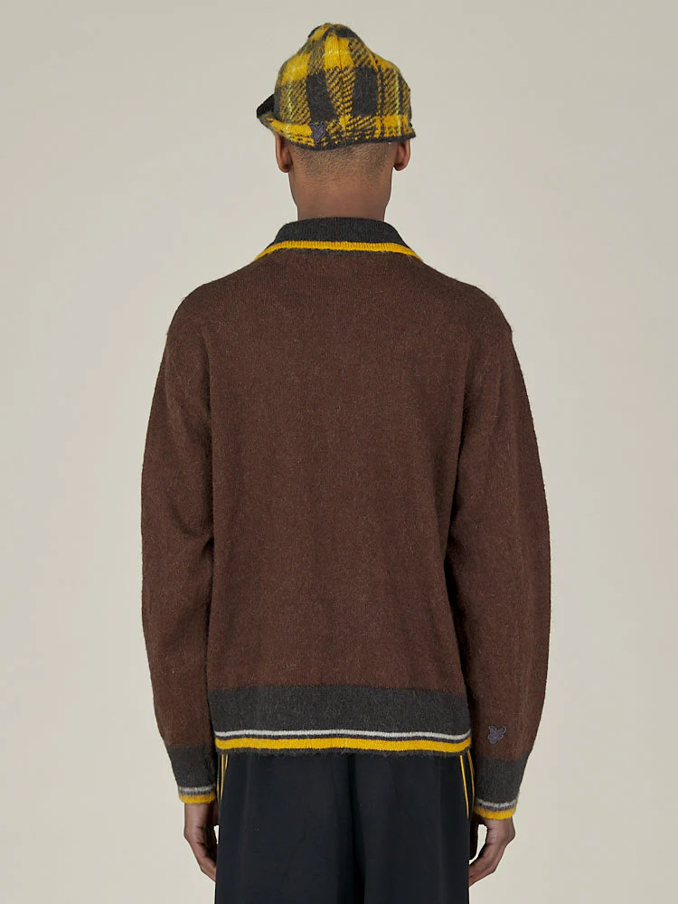 KNITTED COLLAR JUMPER- ANNIVERSARY GOLD - Image 12