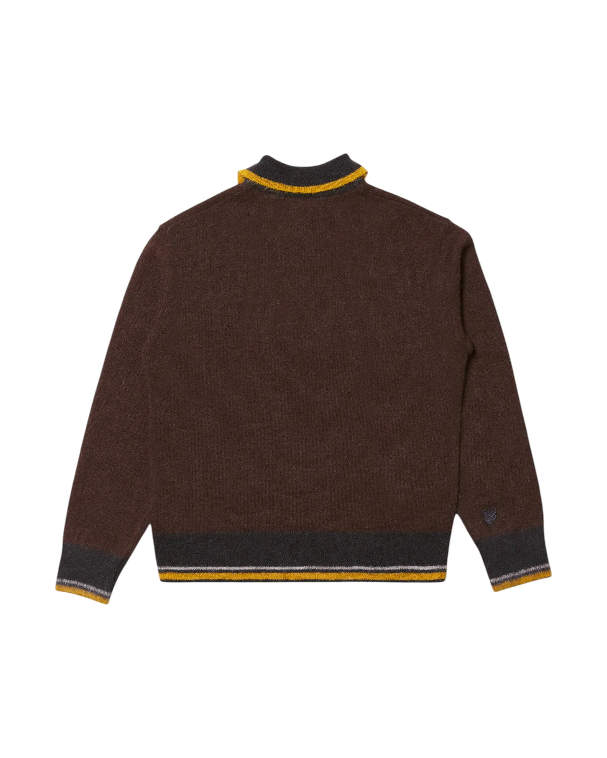 KNITTED COLLAR JUMPER- ANNIVERSARY GOLD - Image 2