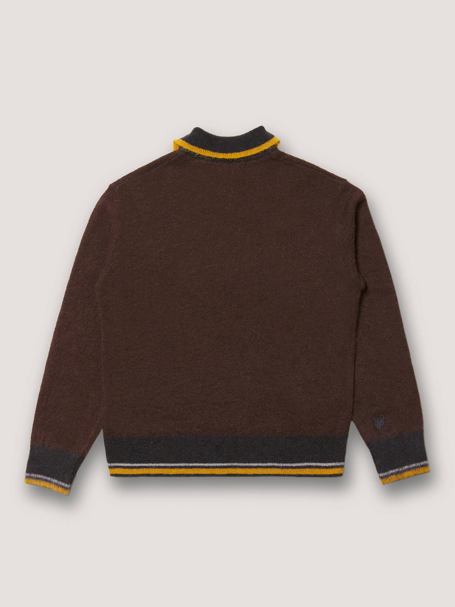 KNITTED COLLAR JUMPER- ANNIVERSARY GOLD - Image 9