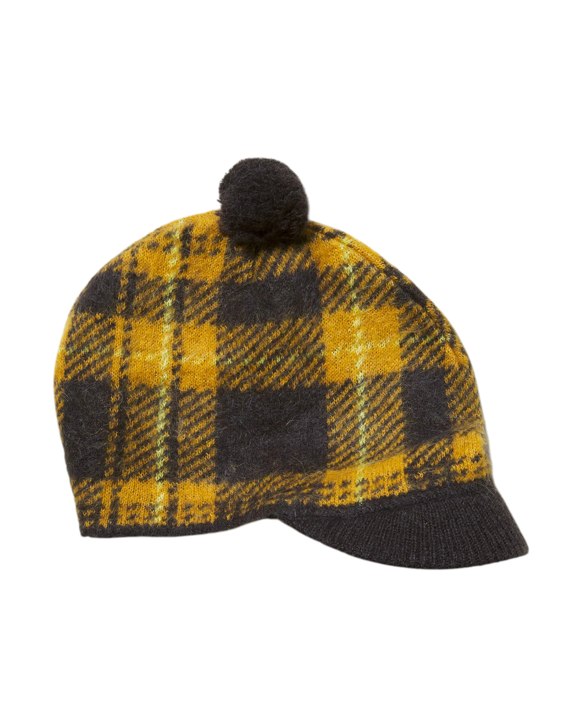 KNITTED TARTAN TAM - ANNIVERSARY GOLD