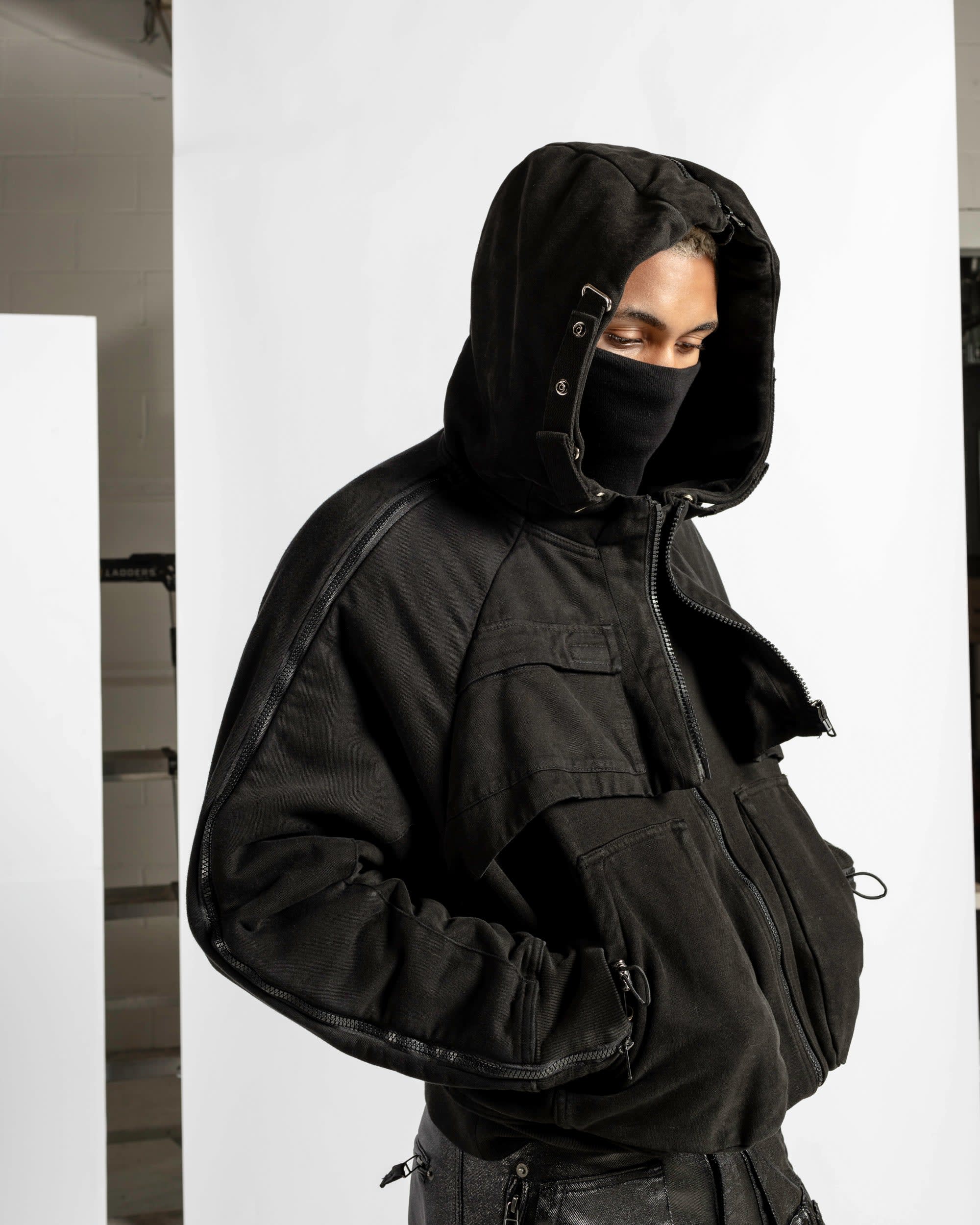 KP2144 Pilot Hoodie-ONYX BLACK - Image 9