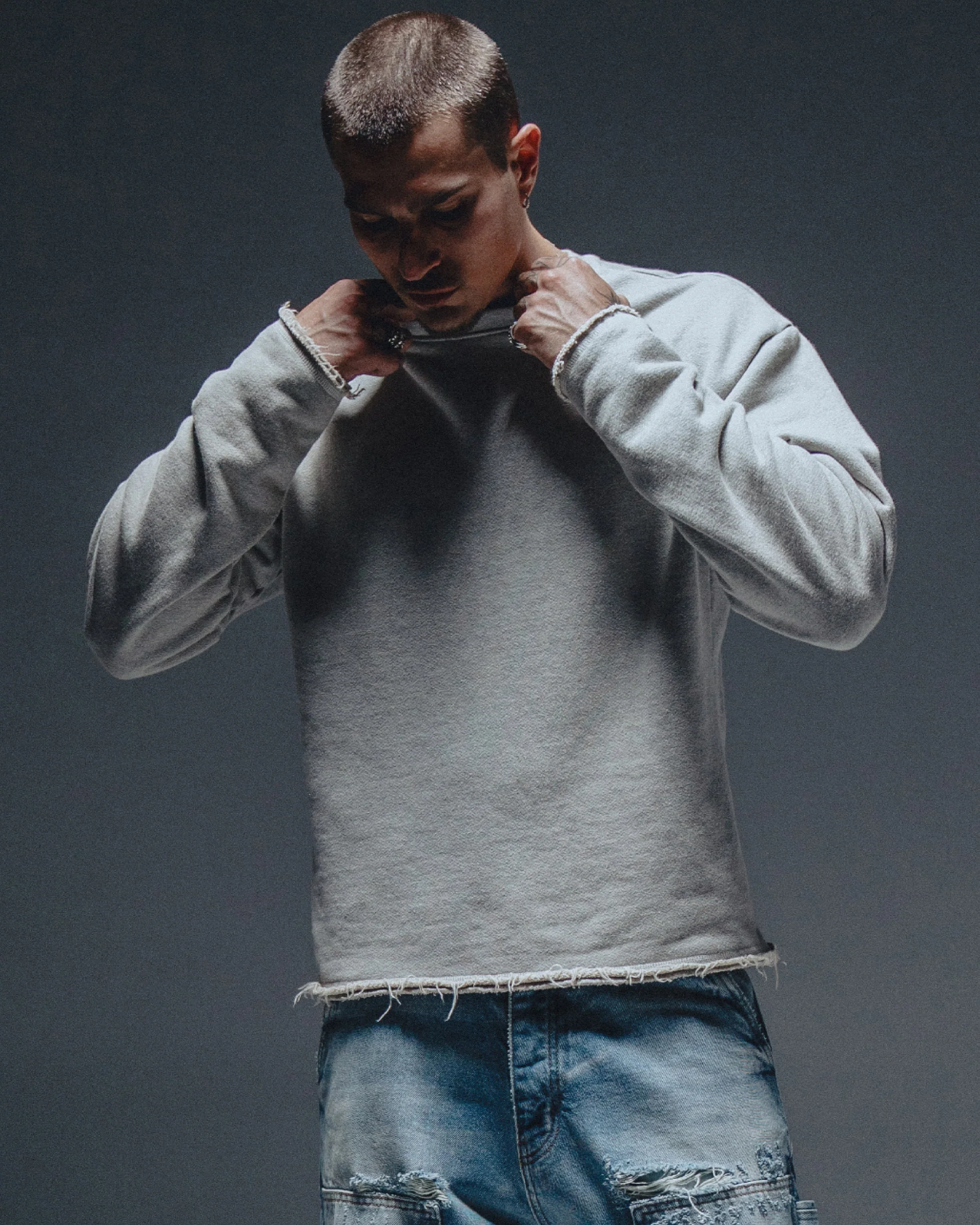 Kyoto Crewneck - Heather Grey - Image 3