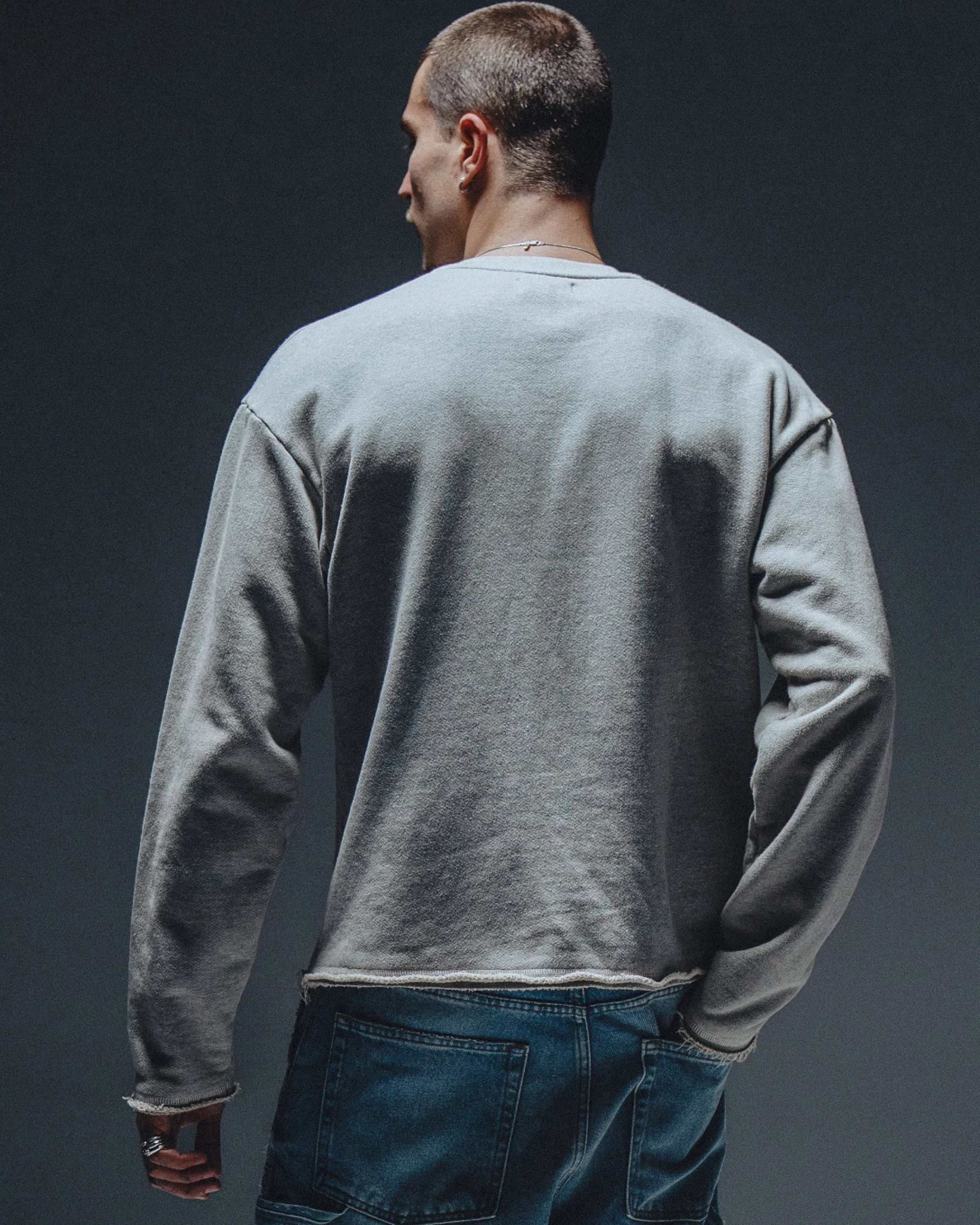 Kyoto Crewneck - Heather Grey - Image 4