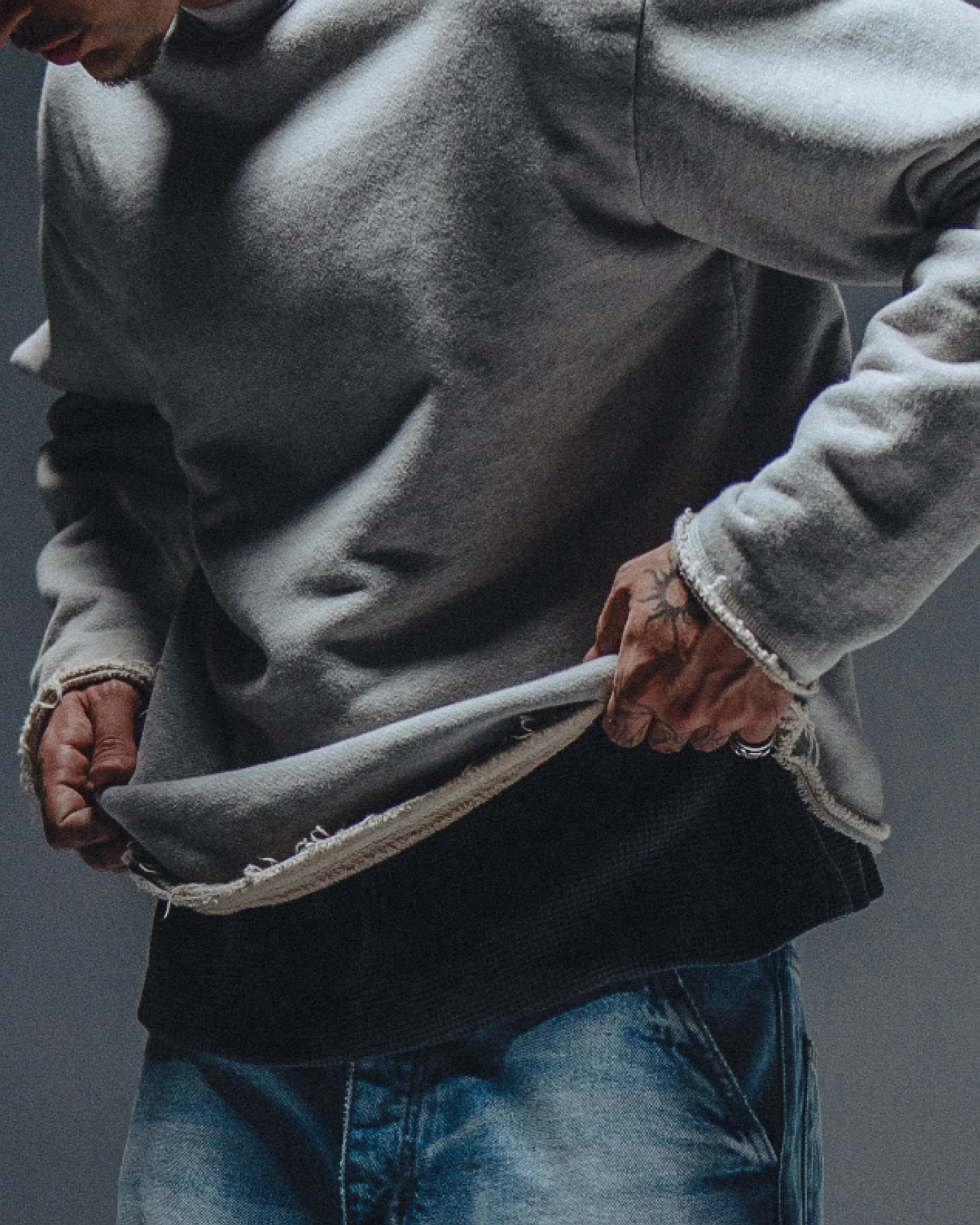 Kyoto Crewneck - Heather Grey - Image 6