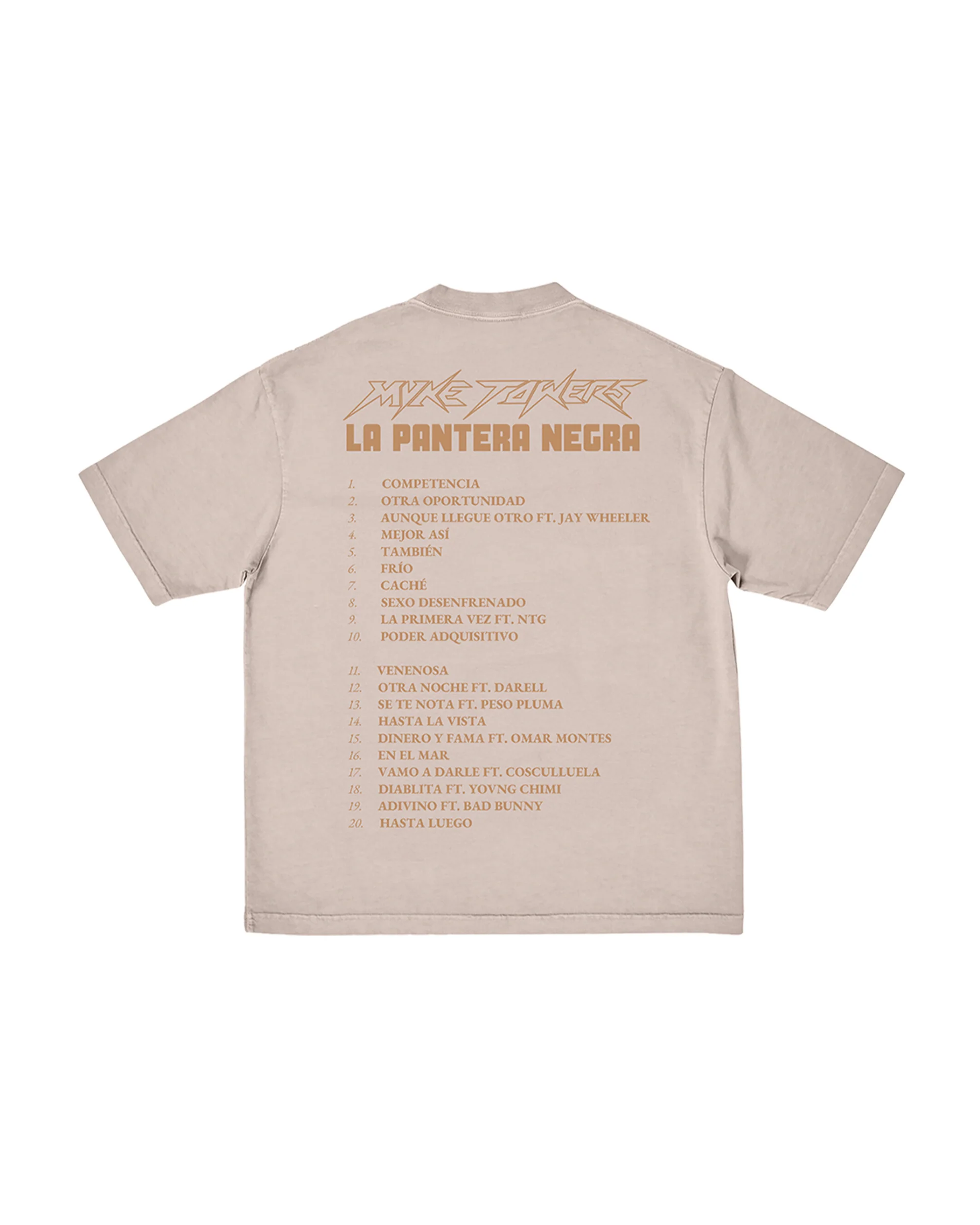 La Pantera Negra Album Cover T-Shirt - Image 2