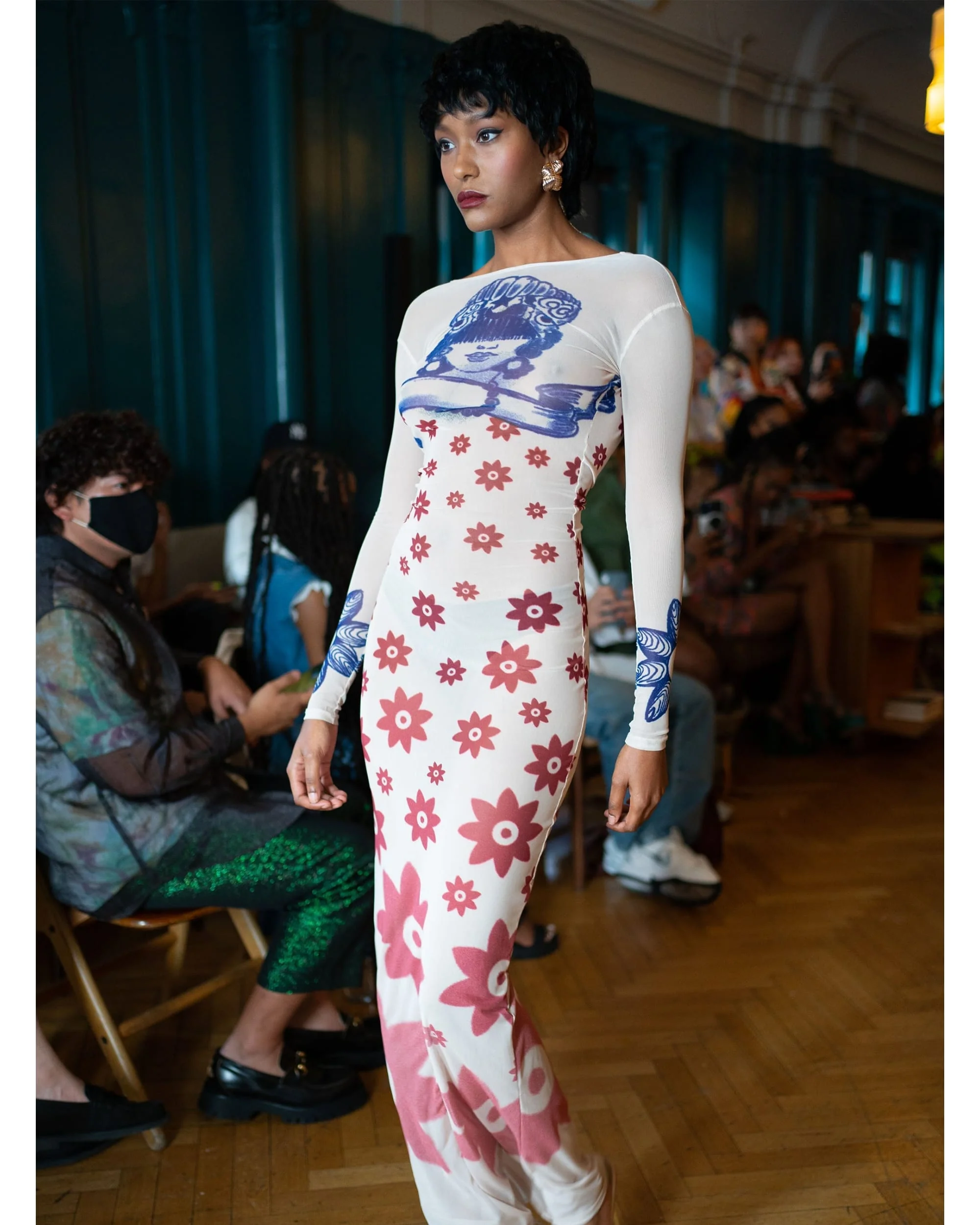 La Sirene Bodycon Maxi Dress - Pre Order - Image 4