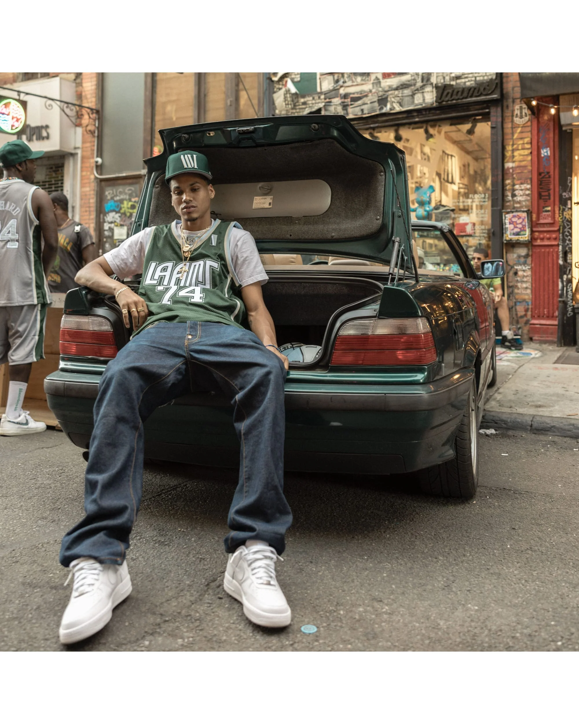 LAAMS Basketball Jersey - Green - Image 3