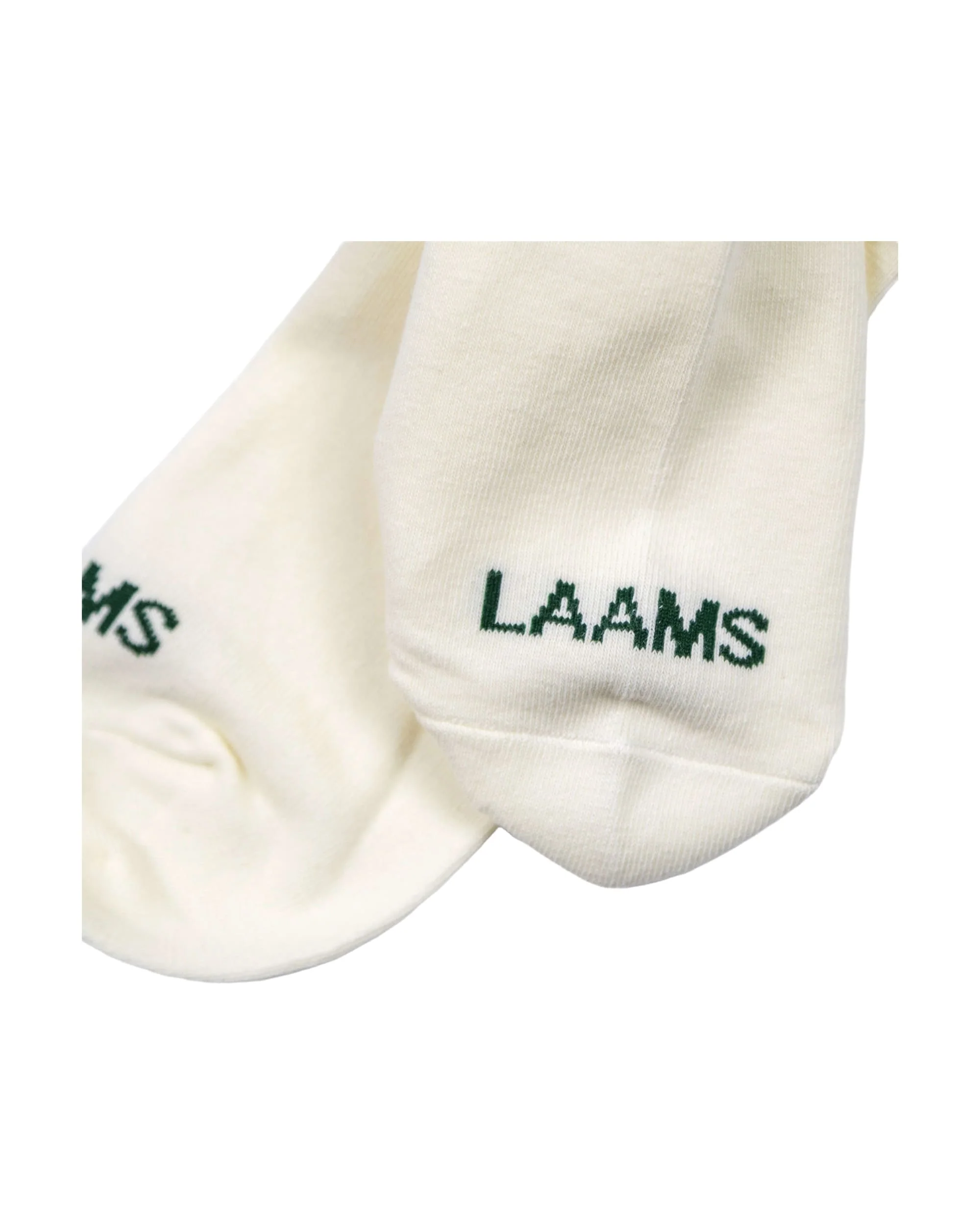 LAAMS Script Socks (Cream) - Image 2