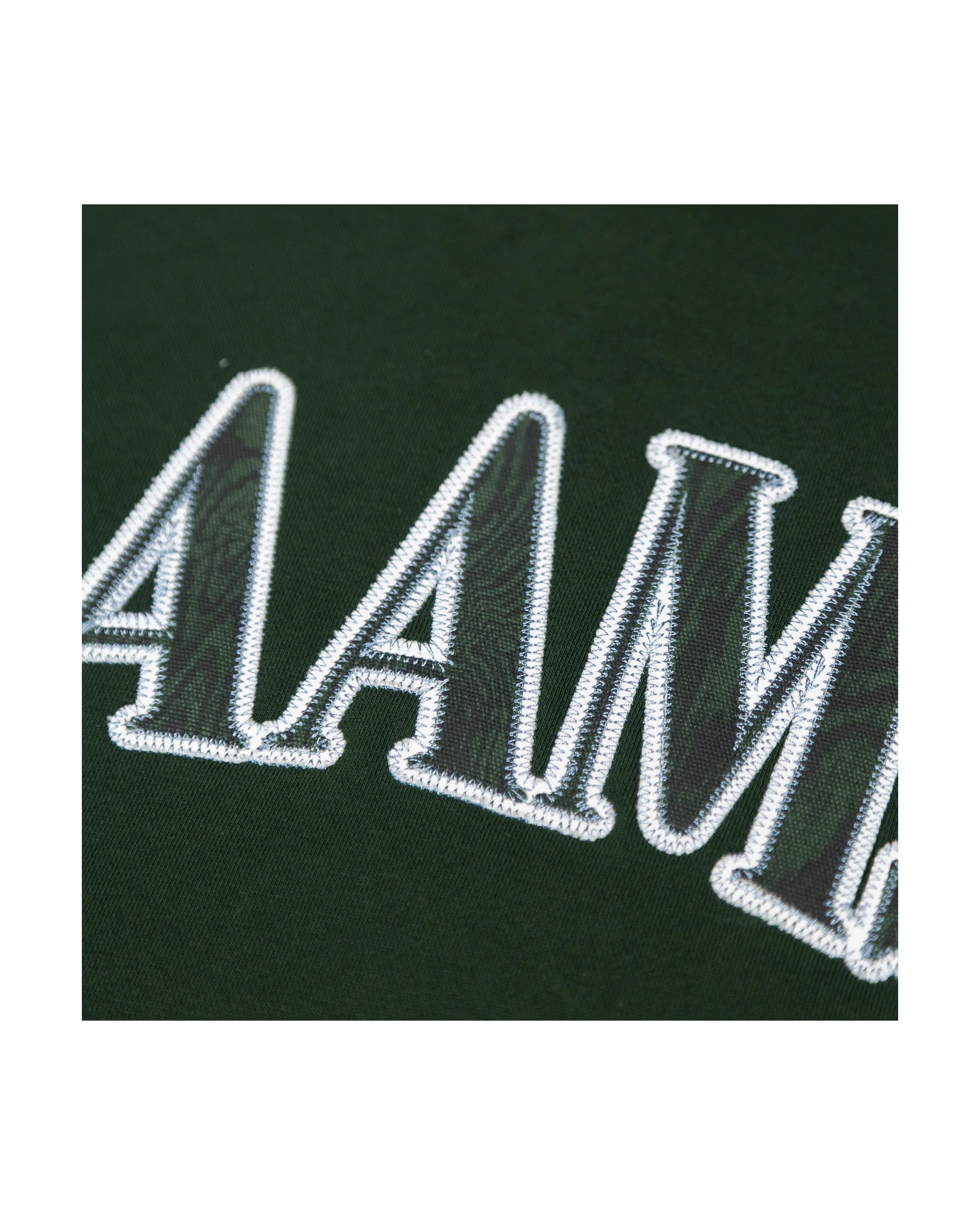 LAAMS Woodgrain Collegiate Hoodie (Green) - Image 2