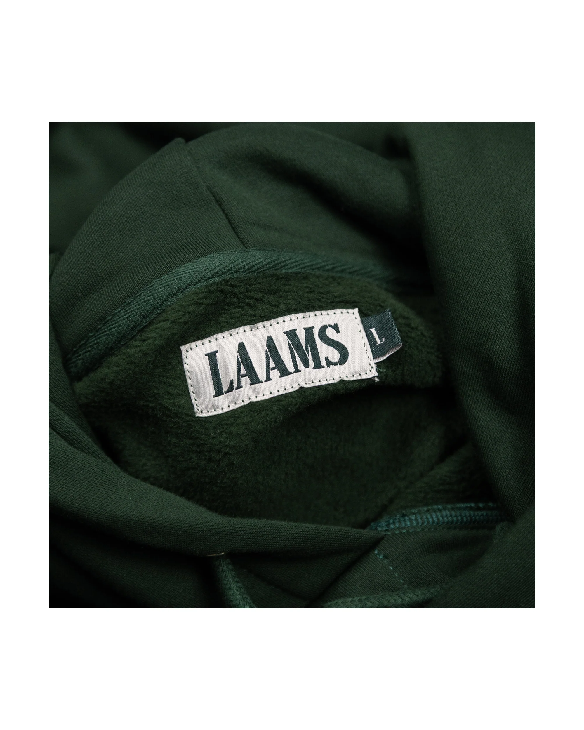 LAAMS Woodgrain Collegiate Hoodie (Green) - Image 3