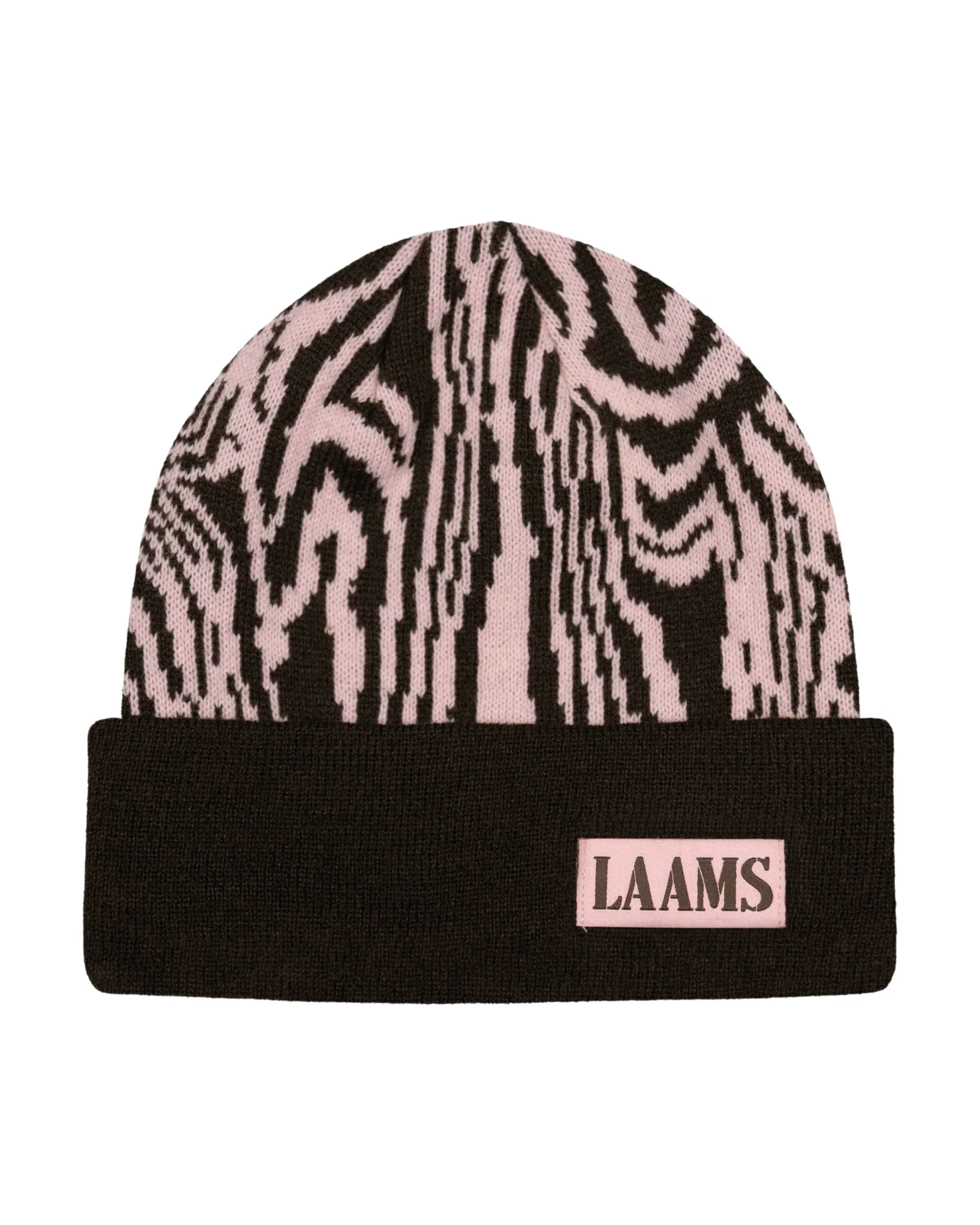 LAAMS Woodgrain Jaquard Beanie - Image 2