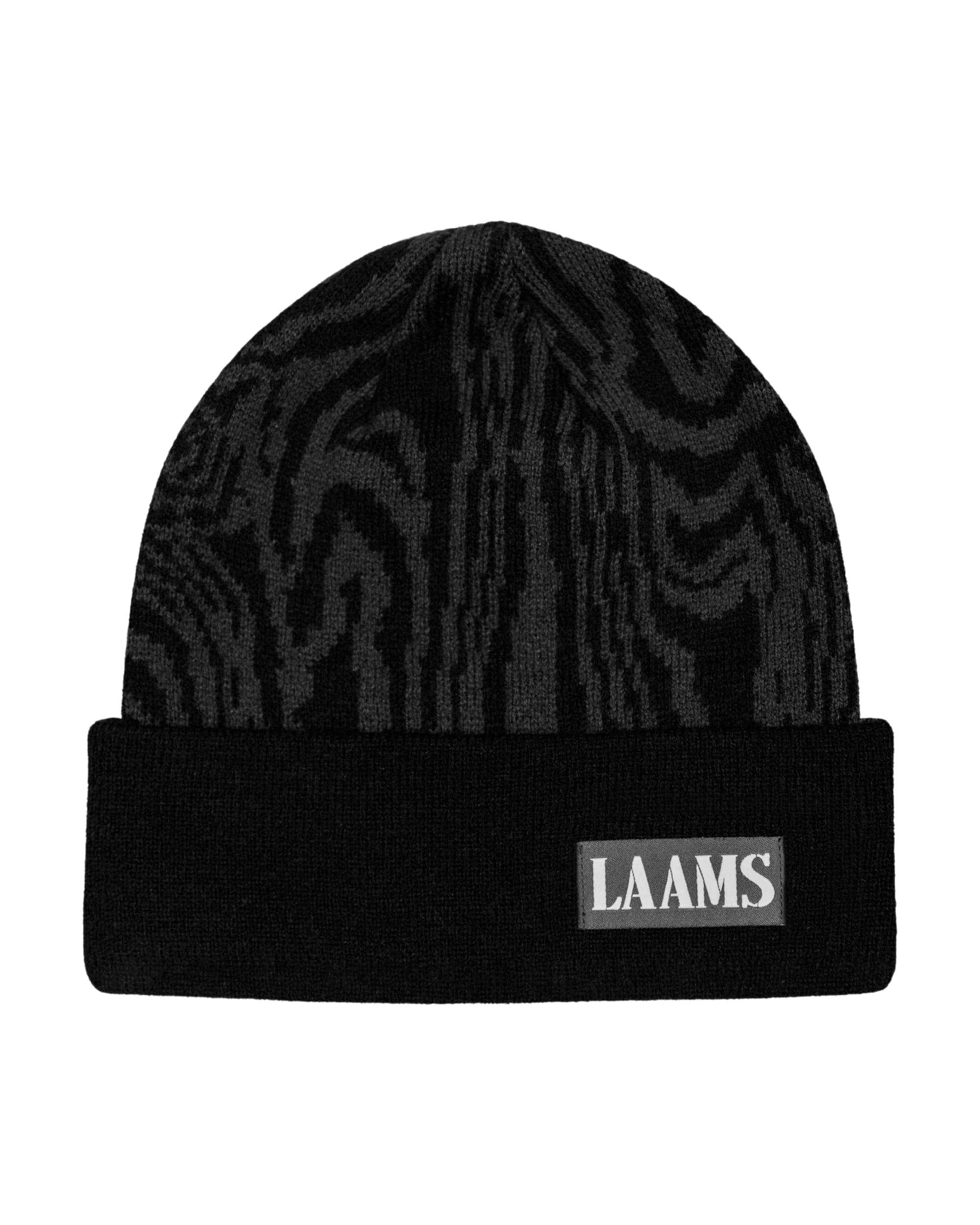 LAAMS Woodgrain Jaquard Beanie - Image 4